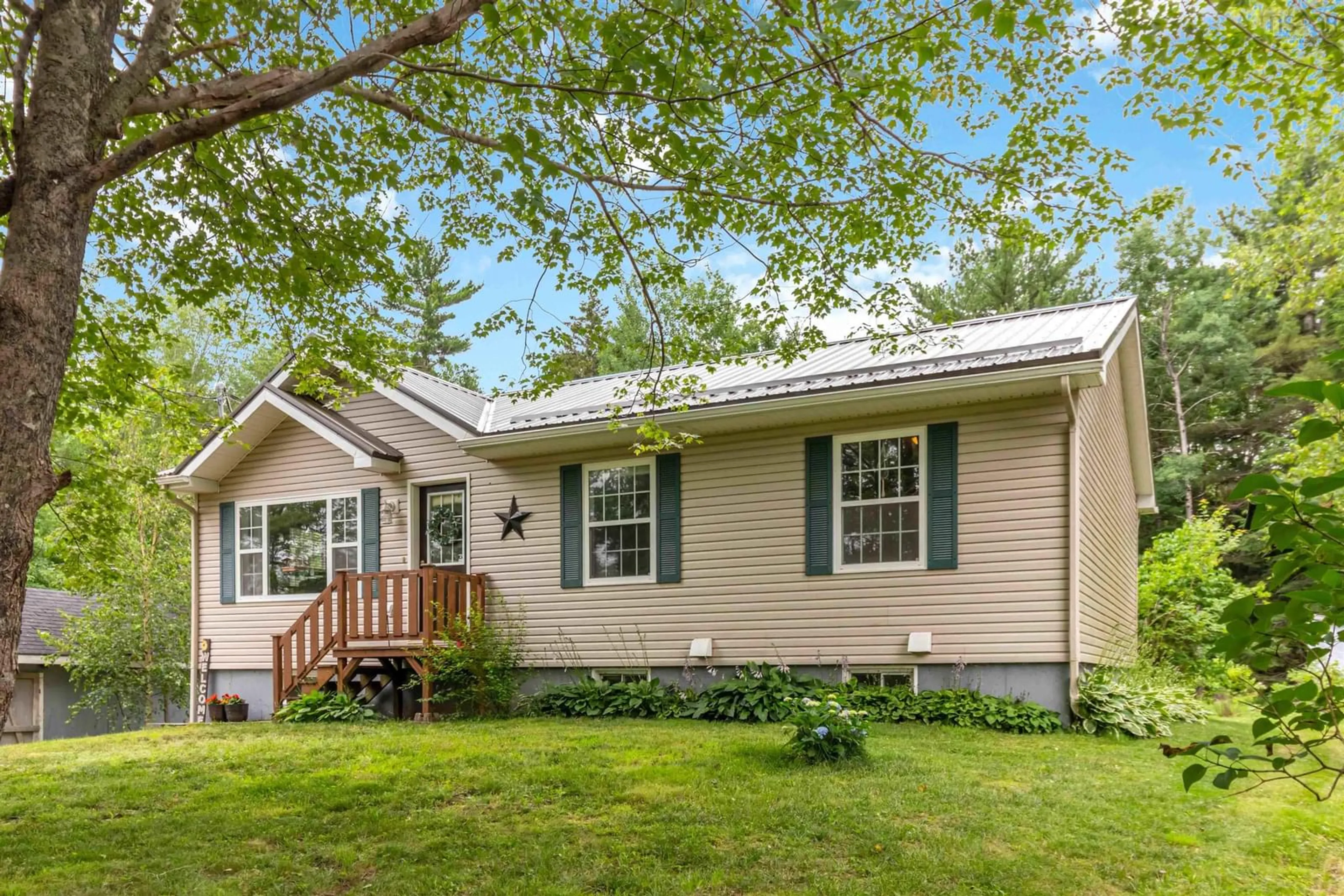 Home with vinyl exterior material, street for 1895 Upper Branch Rd, Midville Branch Nova Scotia B4V 4S7
