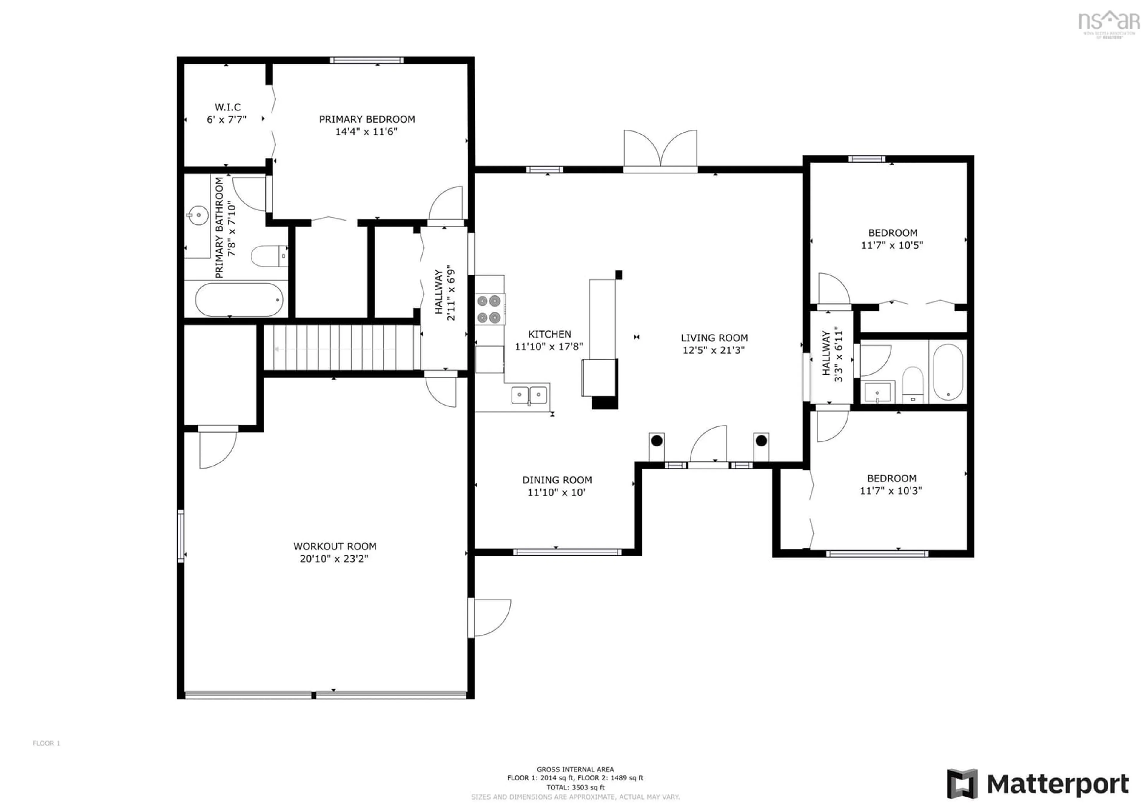 Floor plan for 108 Danny Dr, Beaver Bank Nova Scotia B4G 1B2