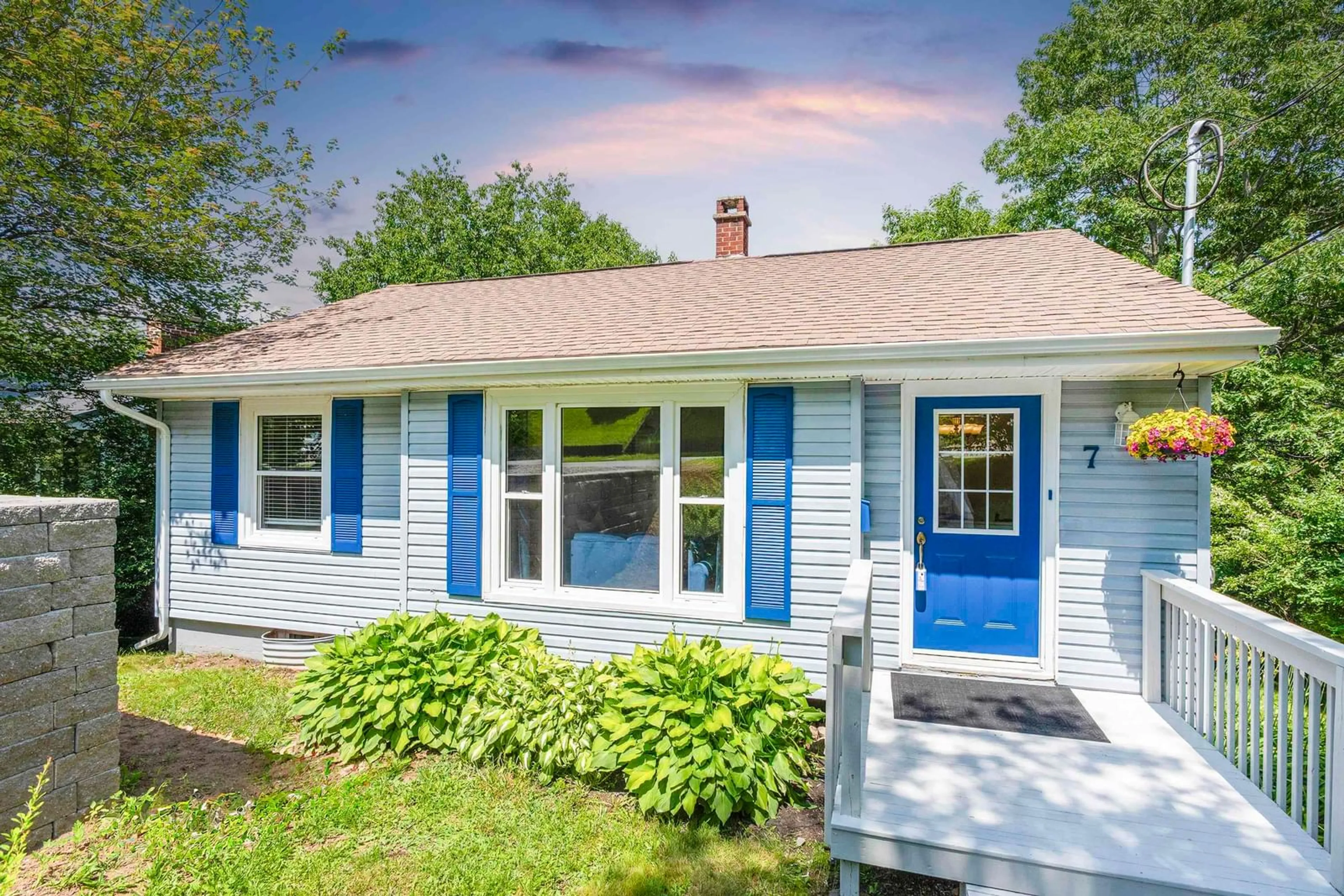 Home with vinyl exterior material, street for 7 Maple Dr, Dartmouth Nova Scotia B2X 1C1