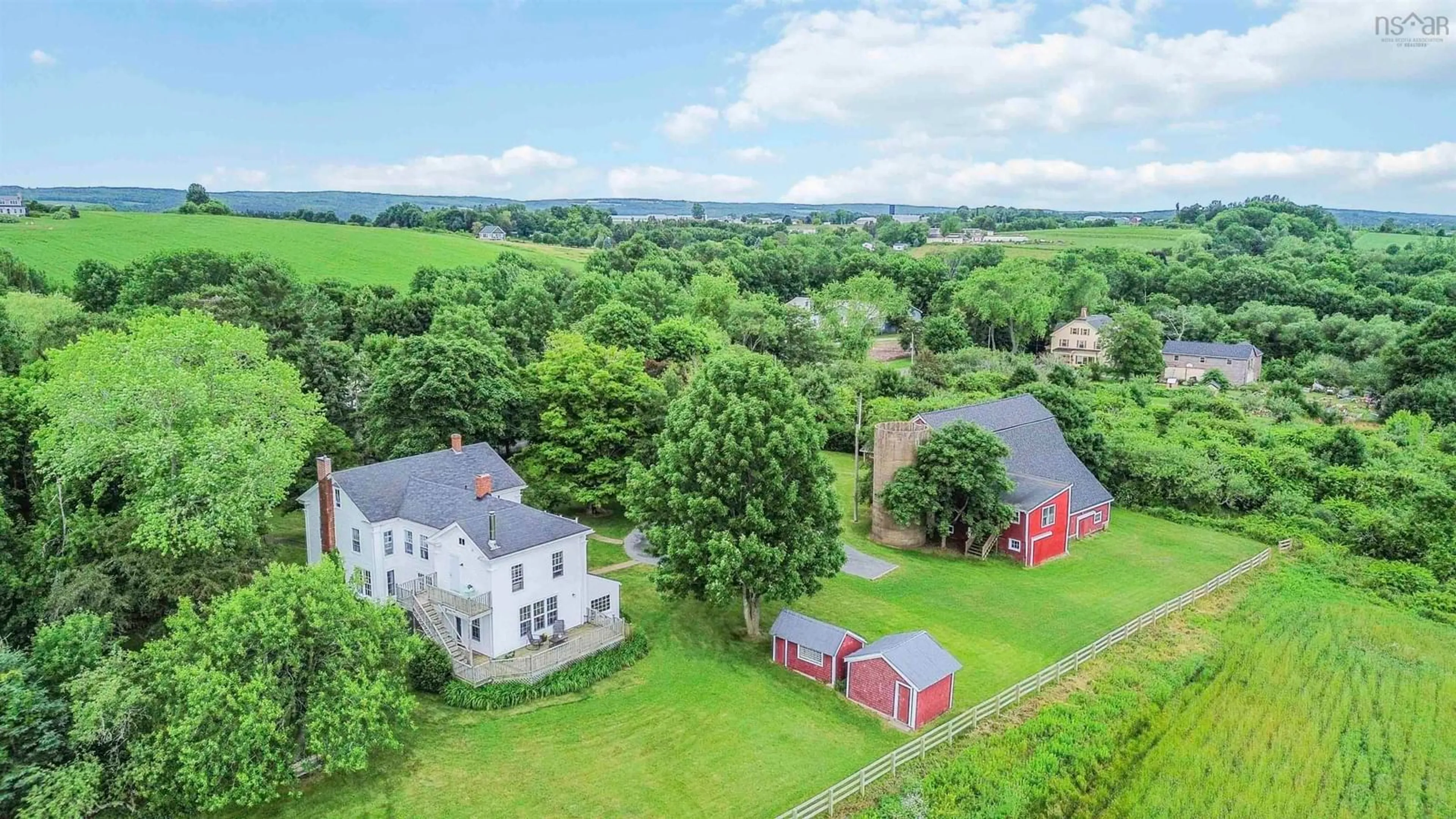 A pic from outside/outdoor area/front of a property/back of a property/a pic from drone, unknown for 273 Old Post Rd, Grand Pré Nova Scotia B0P 1M0