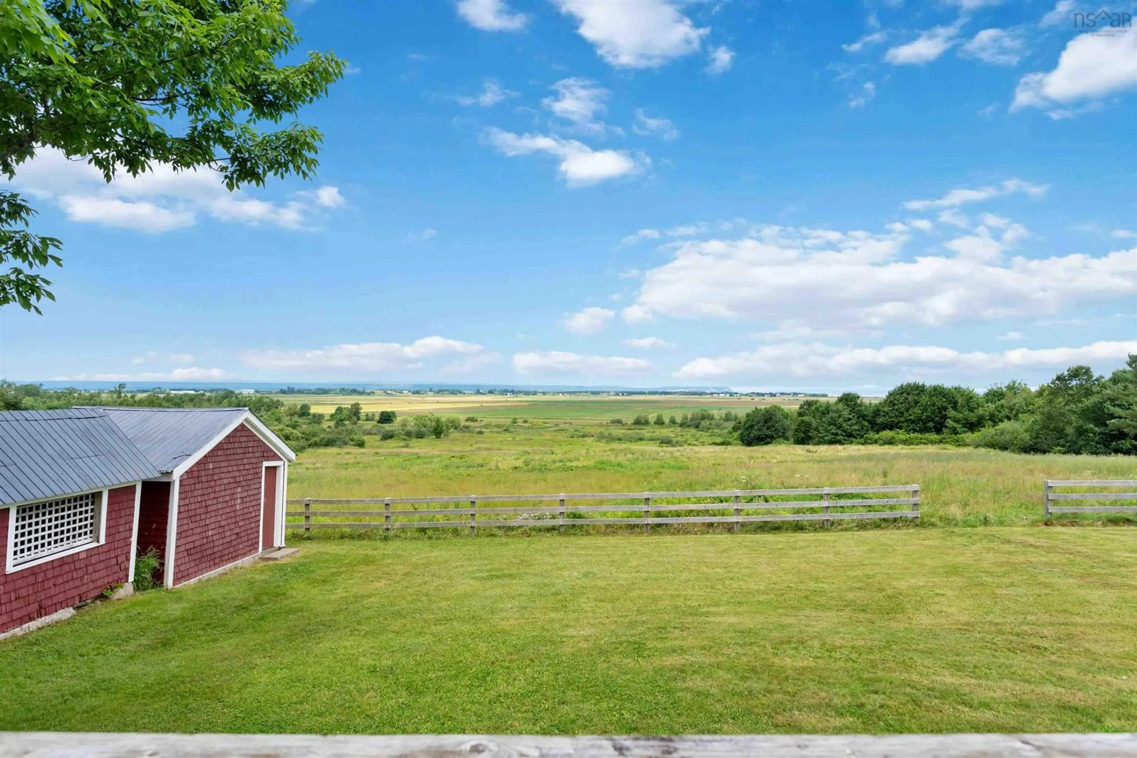 A pic from outside/outdoor area/front of a property/back of a property/a pic from drone, water/lake/river/ocean view for 273 Old Post Rd, Grand Pré Nova Scotia B0P 1M0