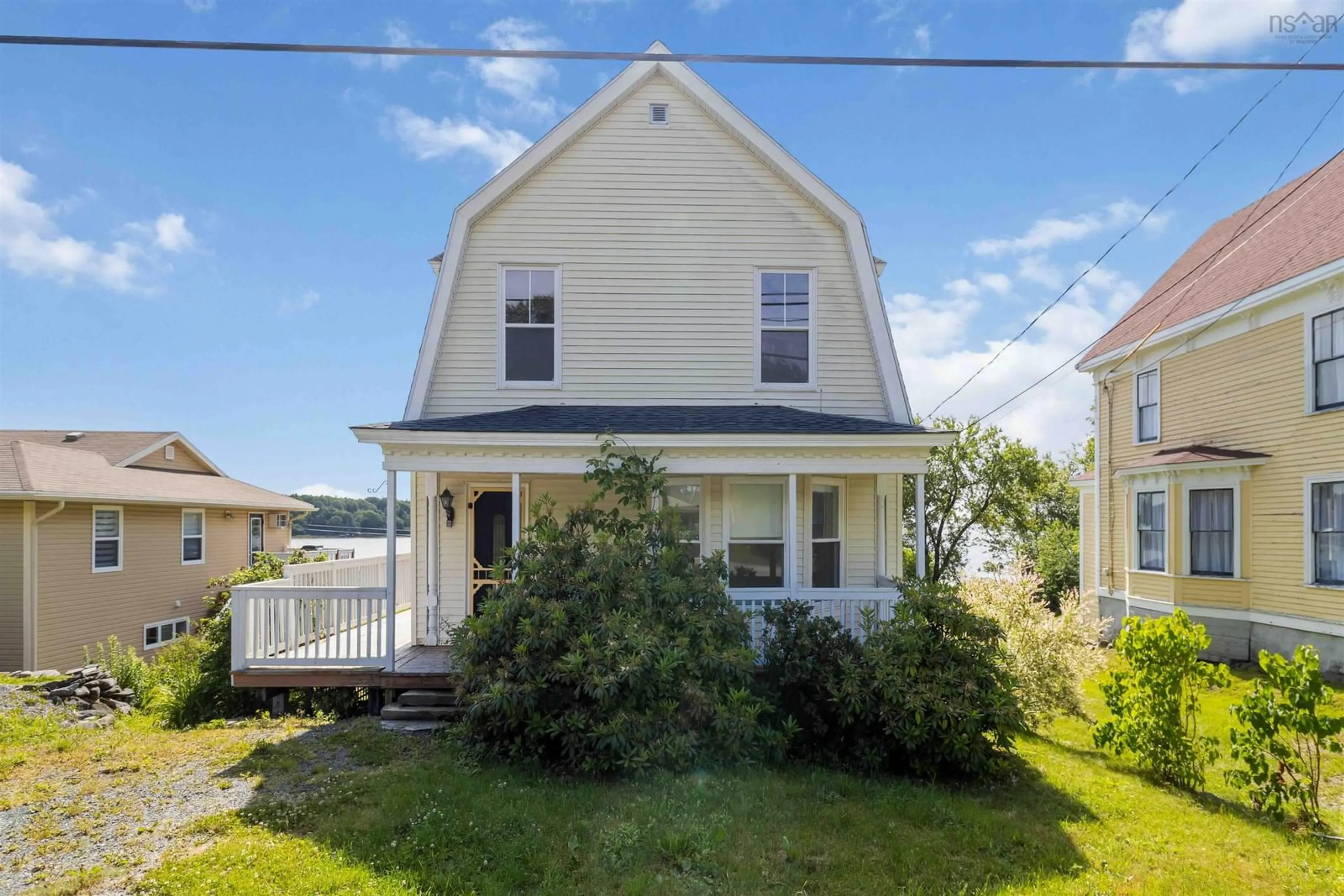 Home with vinyl exterior material, street for 8495 Highway 3, Port Mouton Nova Scotia B0T 1T0