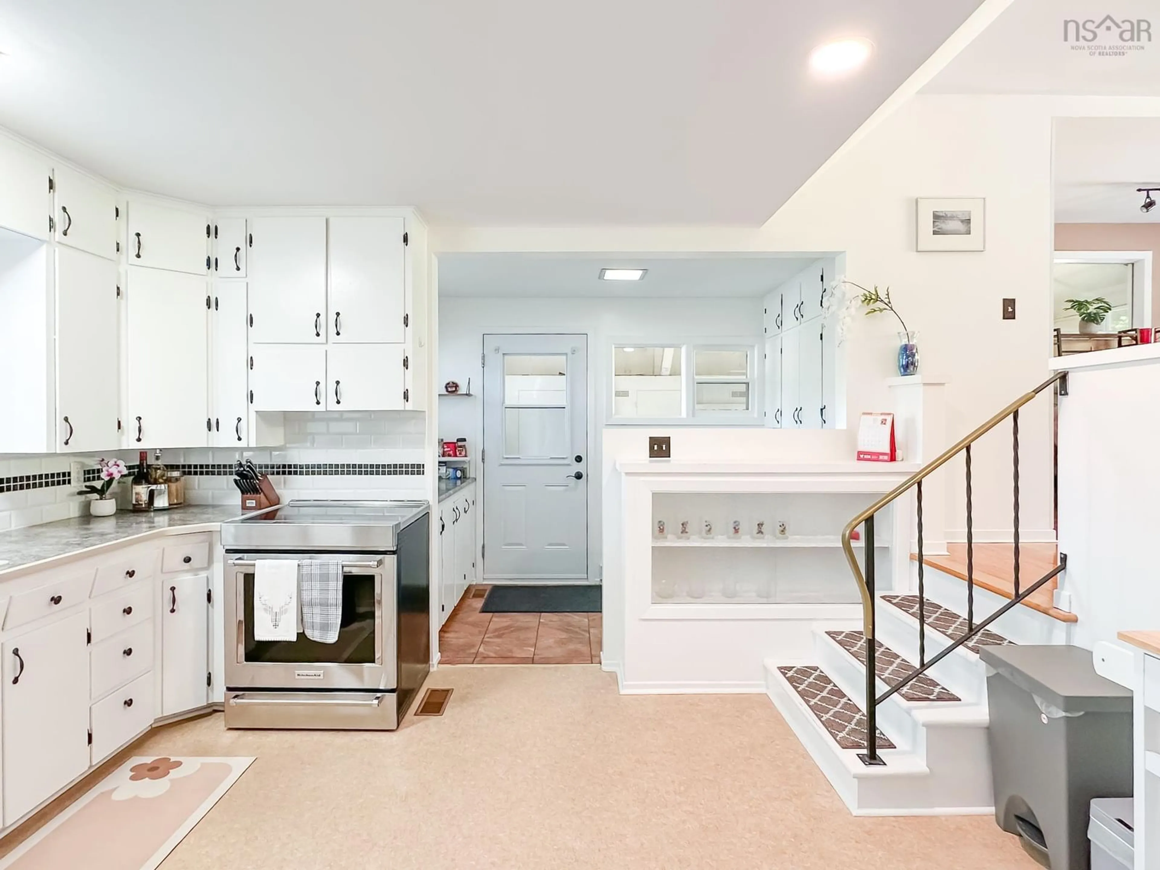 Open concept kitchen, ceramic/tile floor for 389 Pine Ridge Ave, Kingston Nova Scotia B0P 1R0