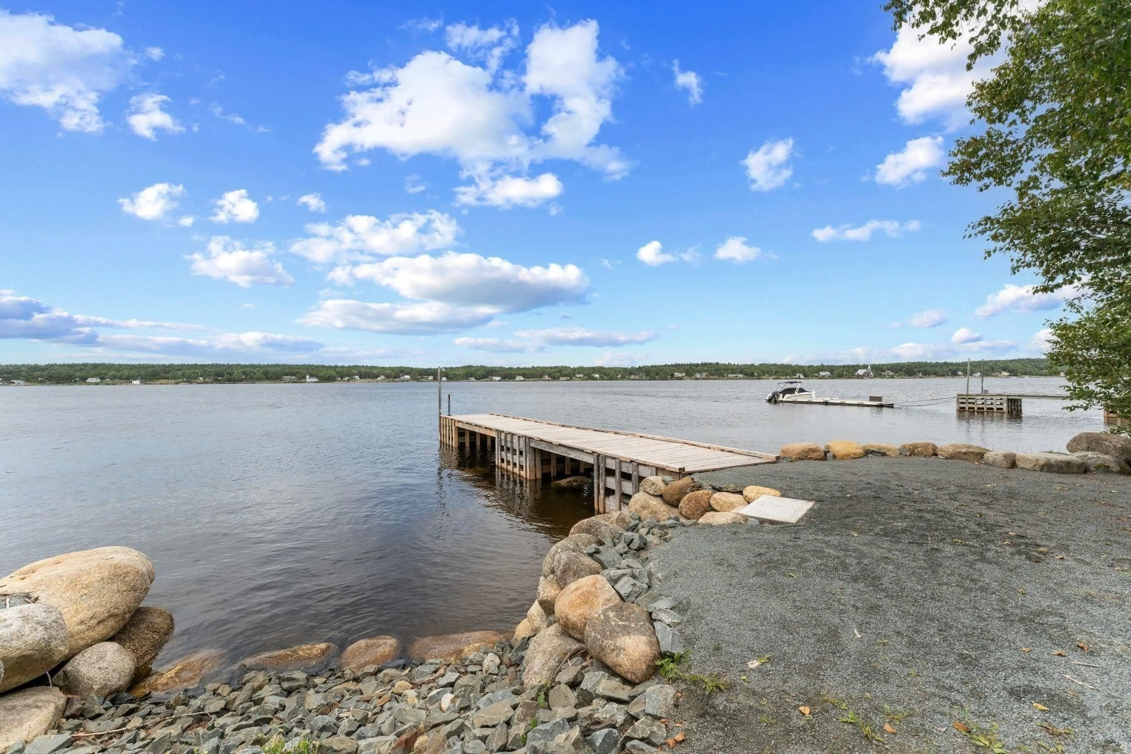 Patio, water/lake/river/ocean view for 143 Millers Head Rd, West Lahave Nova Scotia B0R 1G0