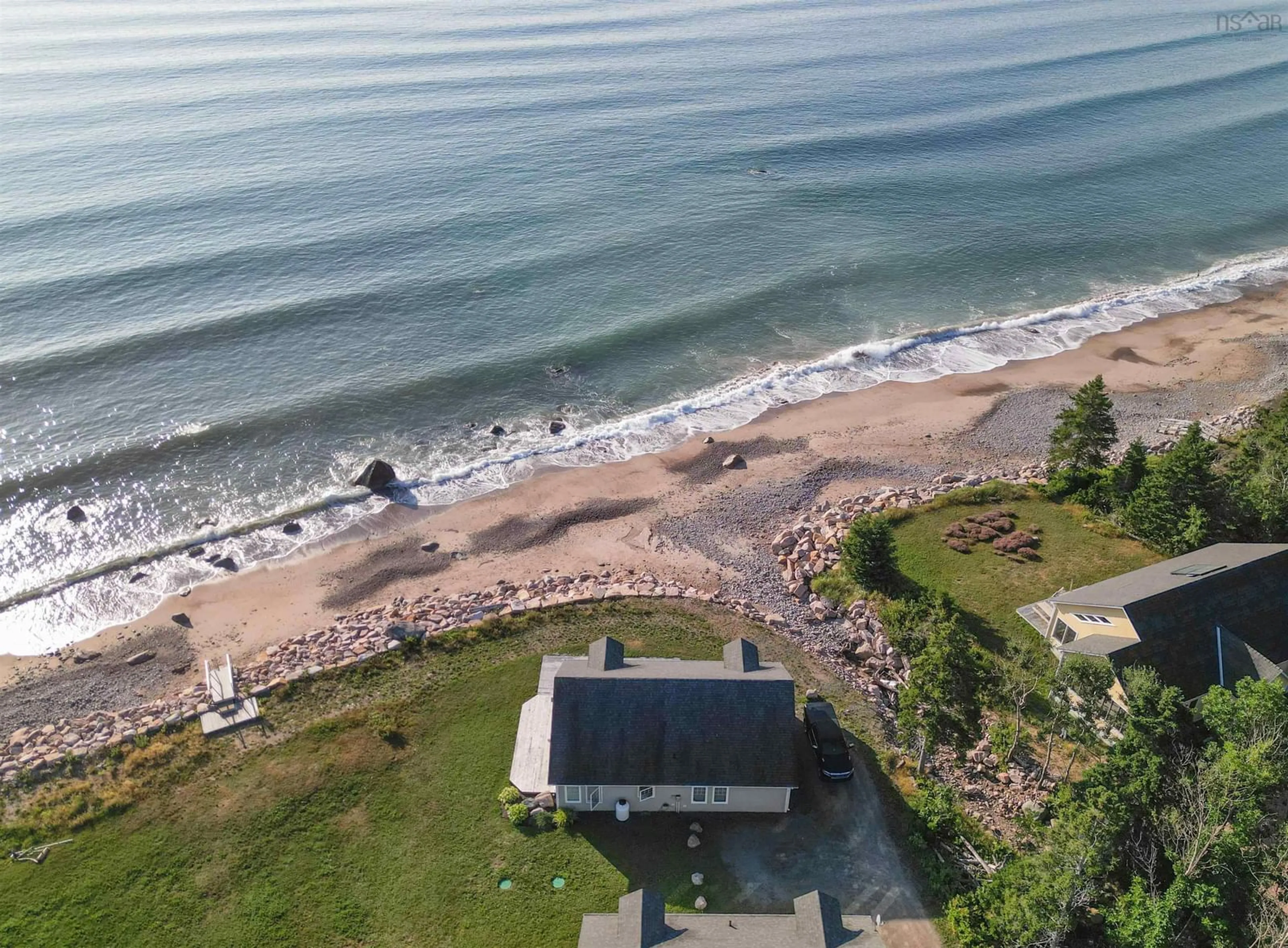 A pic from outside/outdoor area/front of a property/back of a property/a pic from drone, water/lake/river/ocean view for 36785 Cabot Trail, Ingonish Nova Scotia B0K 1K0
