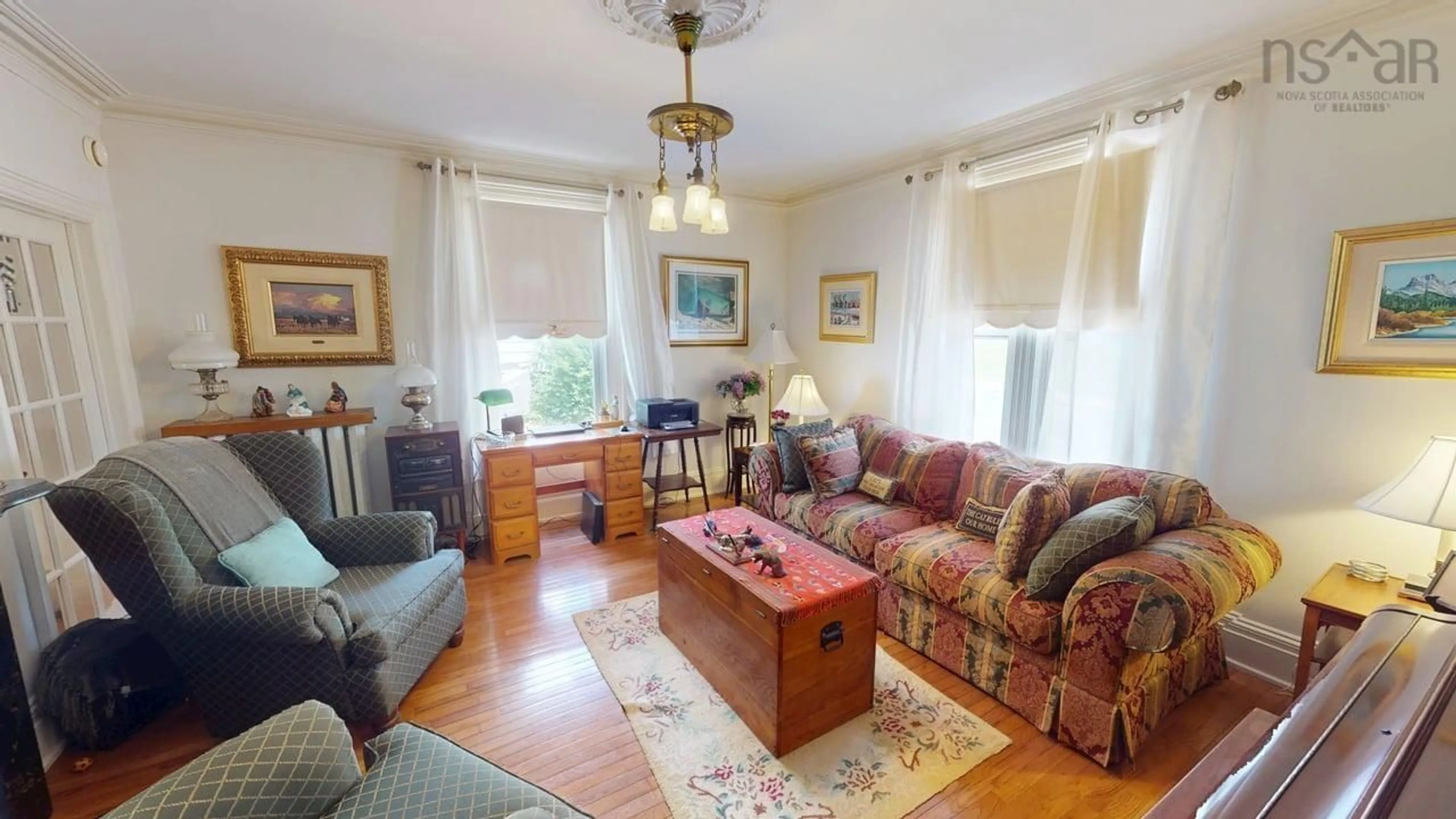 Living room with furniture, unknown for 15 Prince St, Pictou Nova Scotia B0K 1H0