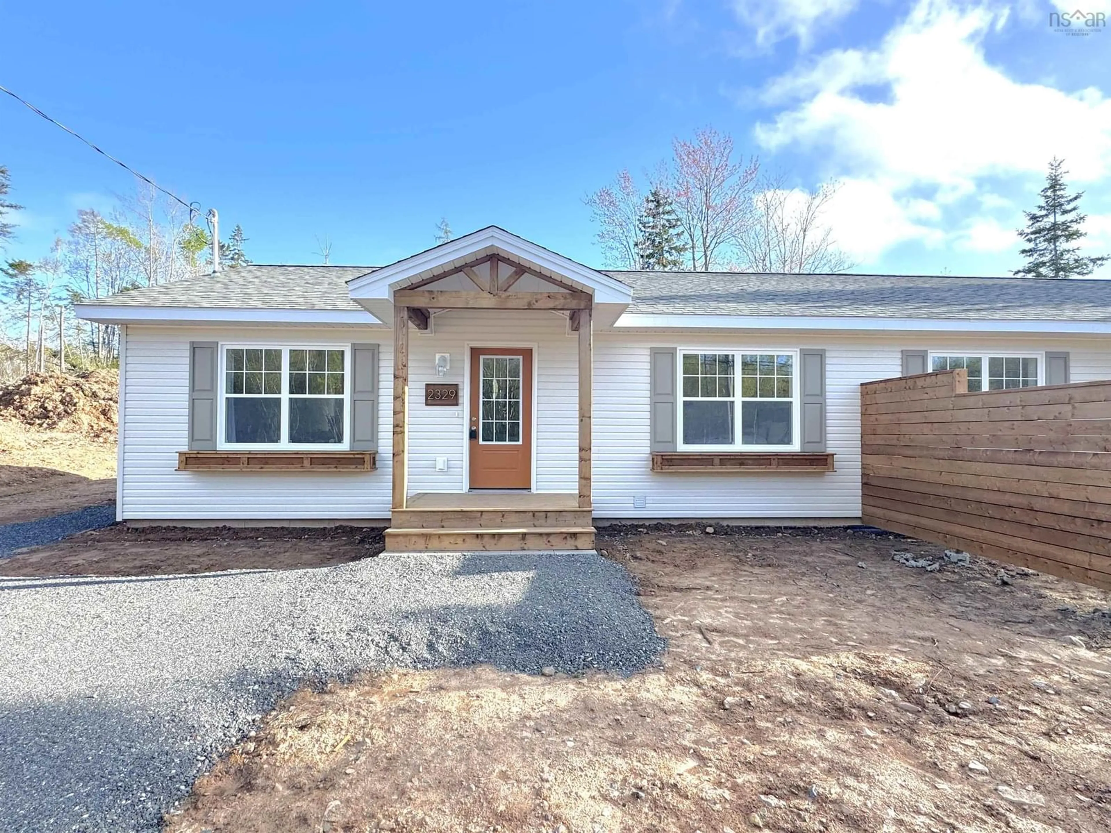 Home with vinyl exterior material, street for 2329 Truro Rd, Westville Nova Scotia B0K 2A0