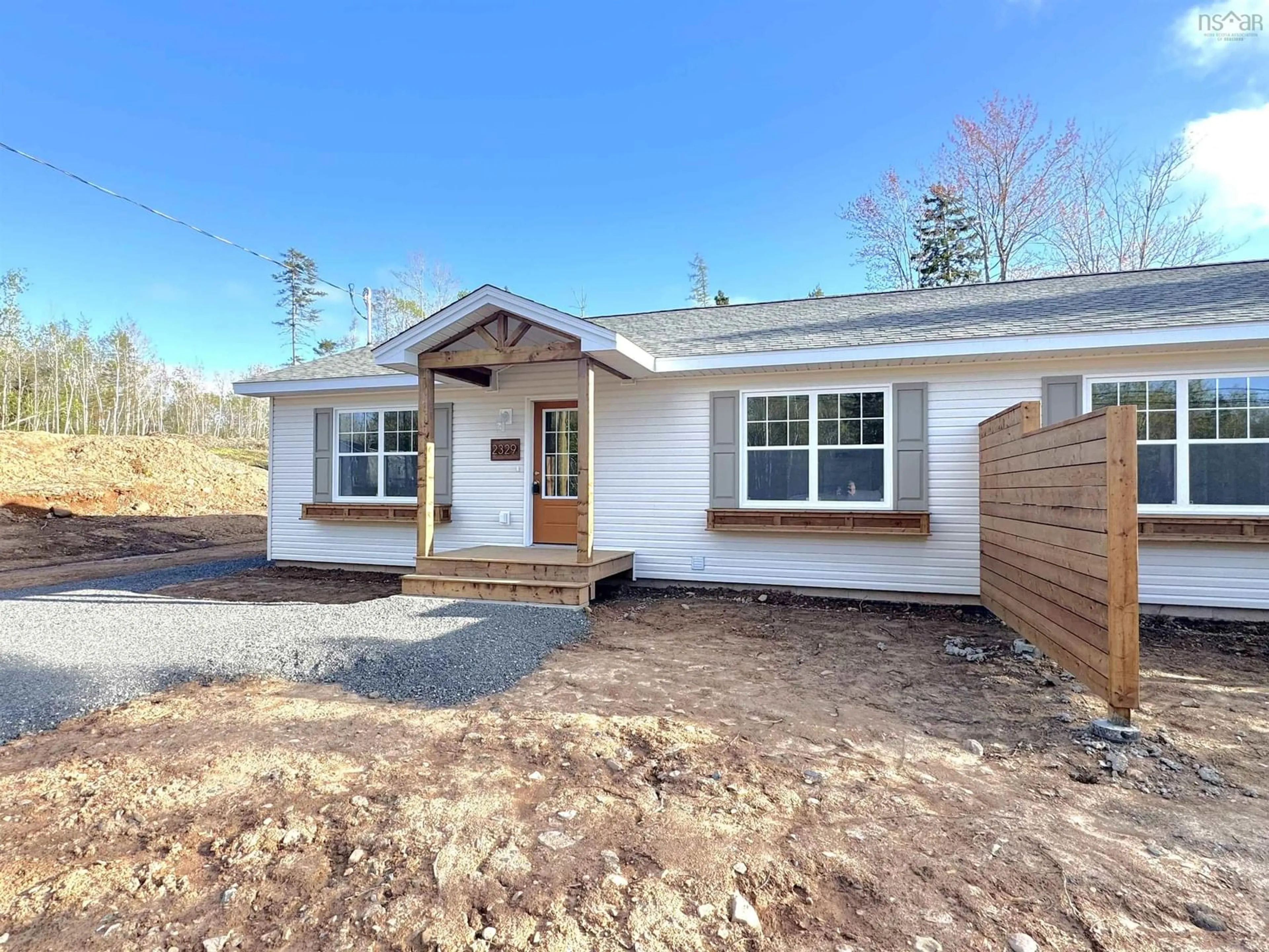 Home with vinyl exterior material, street for 2329 Truro Rd, Westville Nova Scotia B0K 2A0