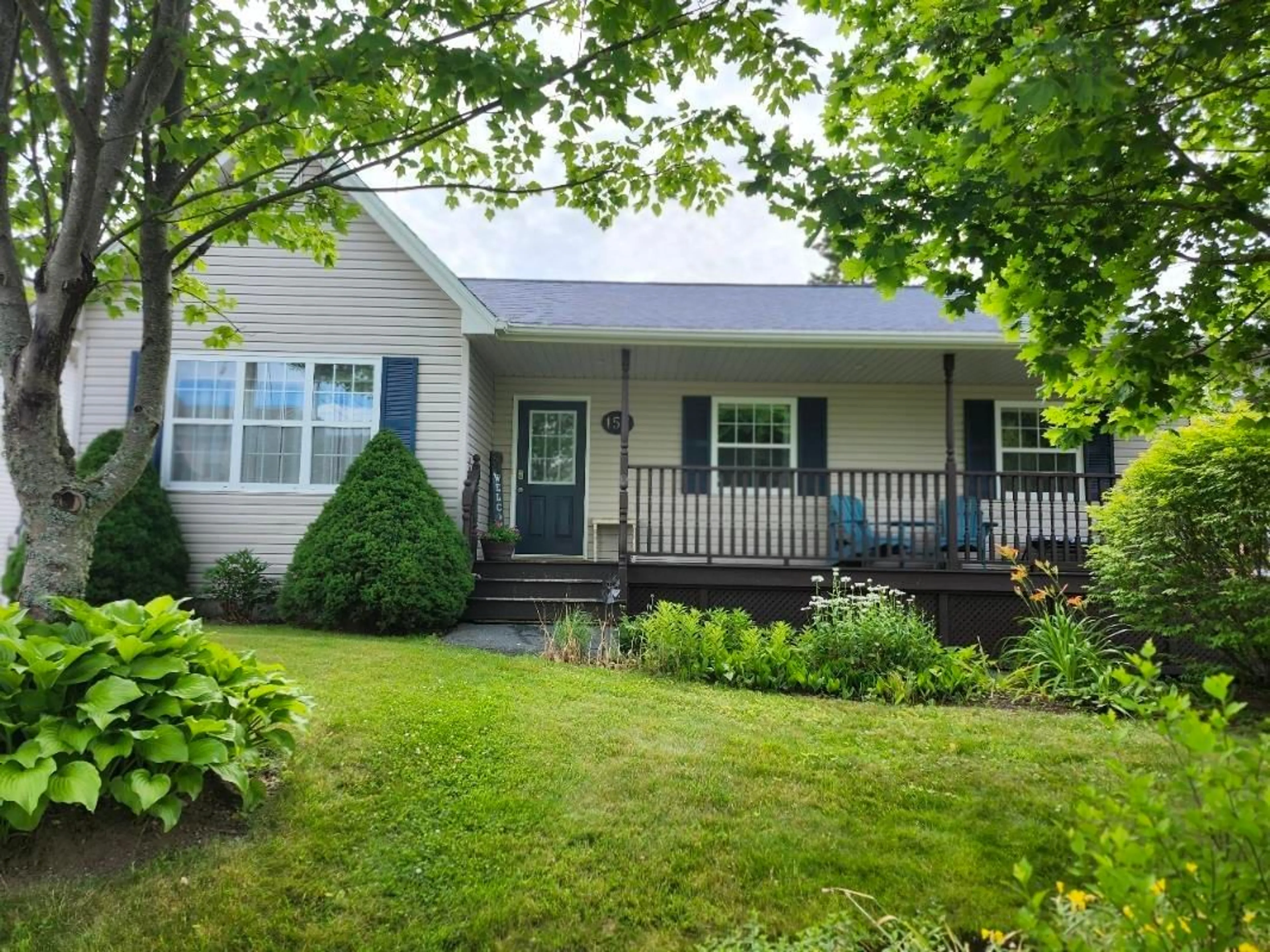 Home with vinyl exterior material, street for 156 Tenon Dr, Middle Sackville Nova Scotia B4E 3J6