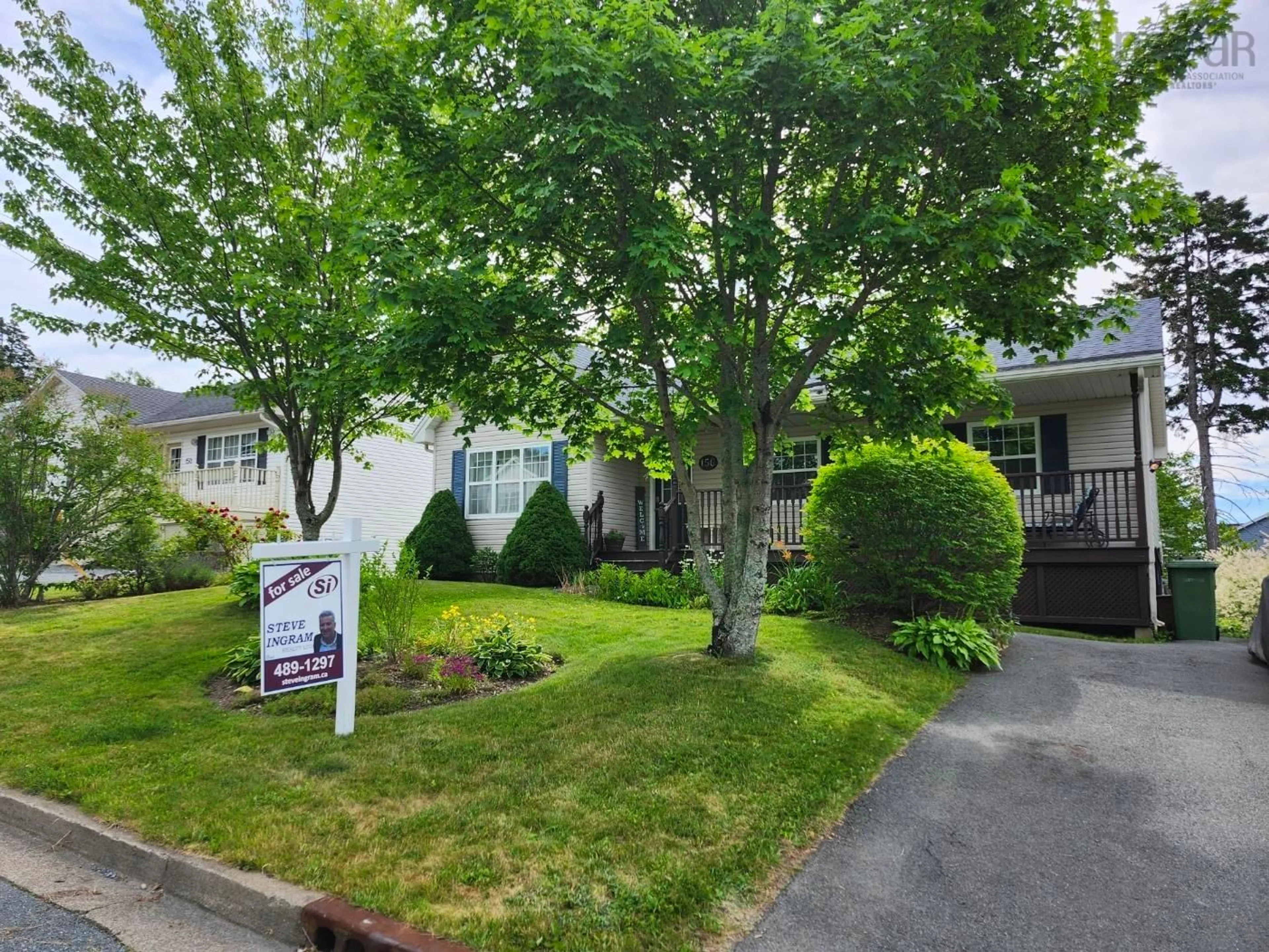A pic from outside/outdoor area/front of a property/back of a property/a pic from drone, street for 156 Tenon Dr, Middle Sackville Nova Scotia B4E 3J6