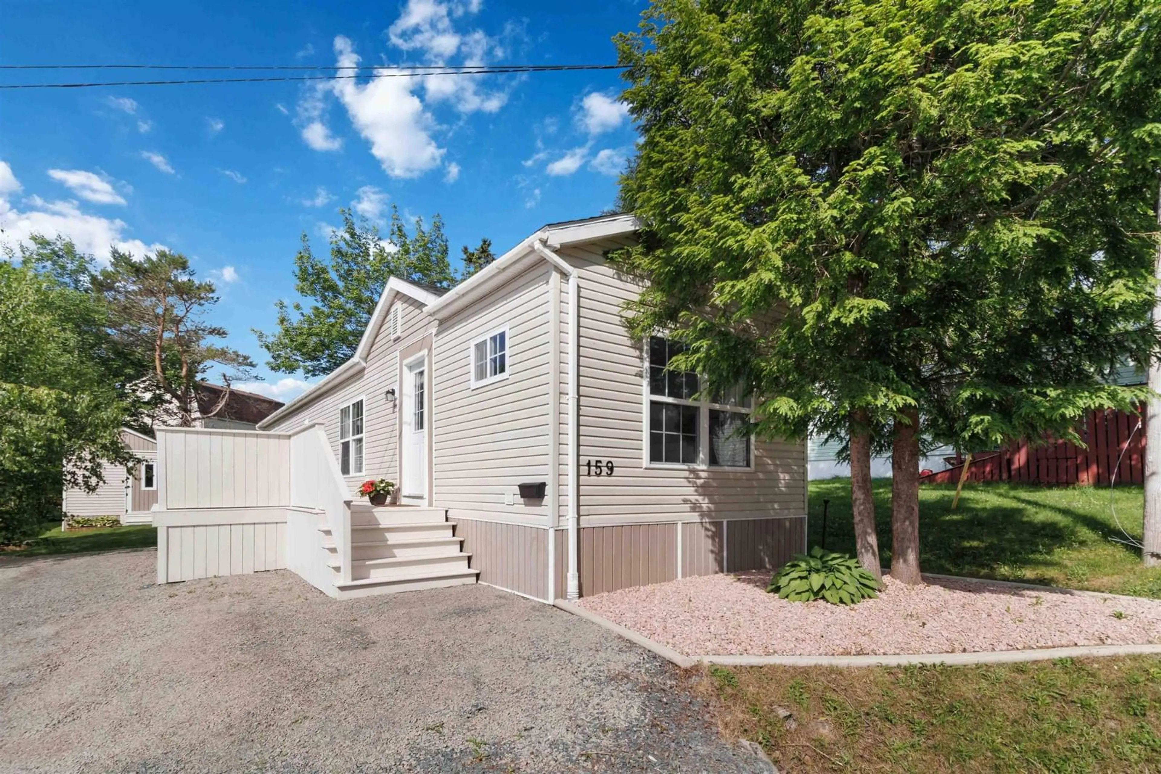 Home with vinyl exterior material, street for 159 Milo Terr, Beaver Bank Nova Scotia B4E 1N8