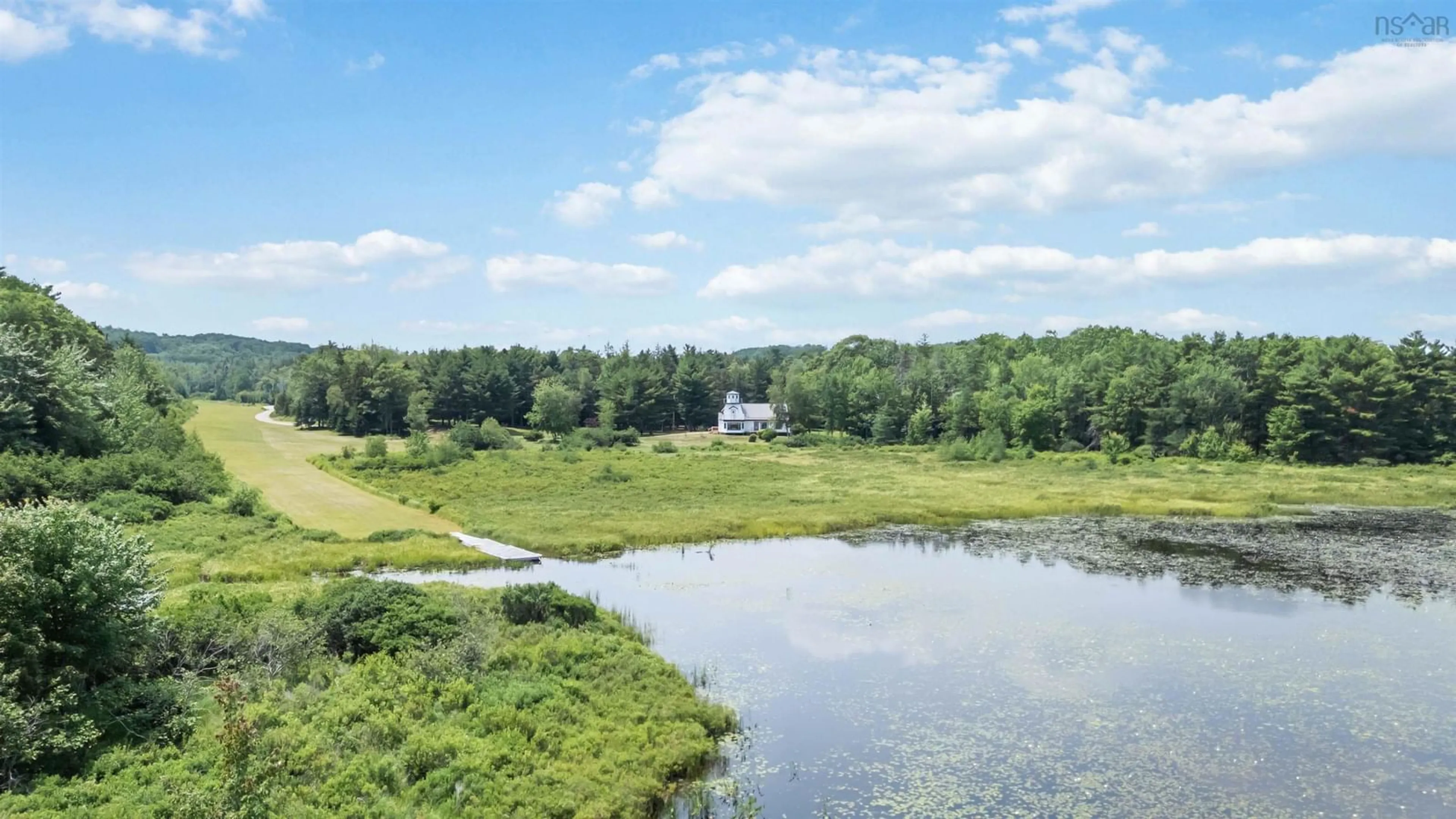 A pic from outside/outdoor area/front of a property/back of a property/a pic from drone, water/lake/river/ocean view for 226 Long Hill Rd, Blockhouse Nova Scotia B0J 1E0