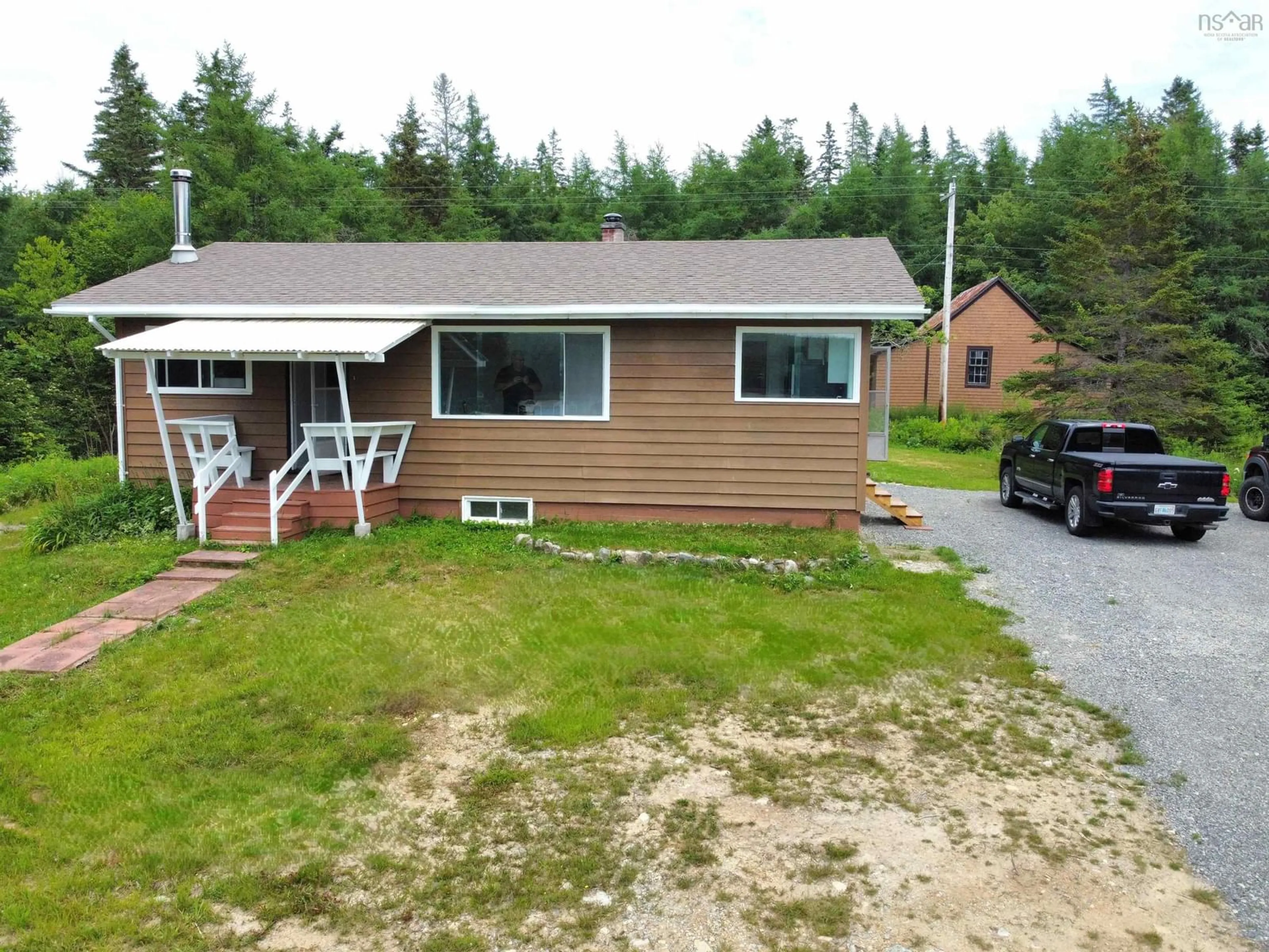 A pic from outside/outdoor area/front of a property/back of a property/a pic from drone, unknown for 13208 Highway 316, Goldboro Nova Scotia B0H 1L0