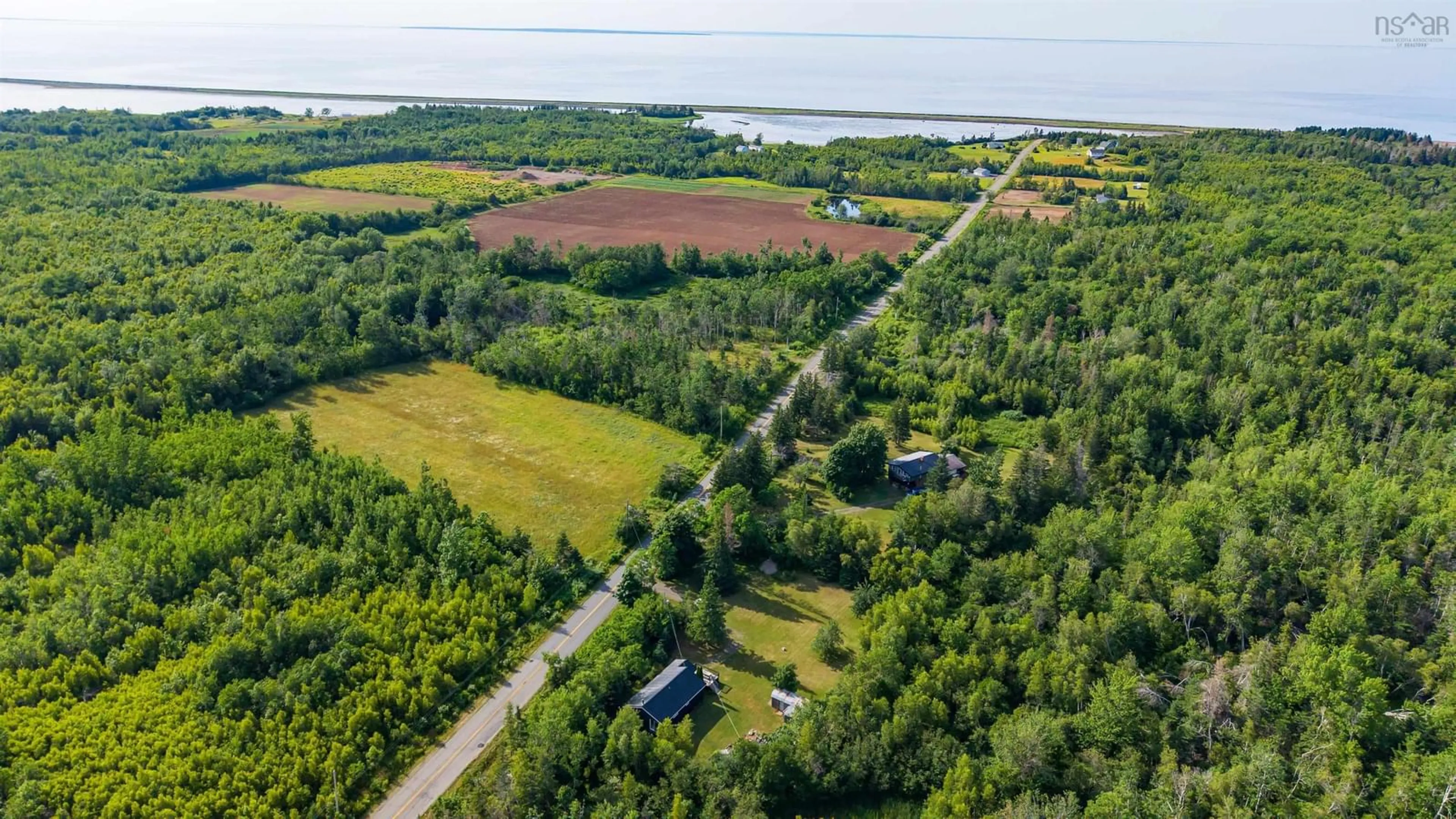A pic from outside/outdoor area/front of a property/back of a property/a pic from drone, water/lake/river/ocean view for 2427 Big Island Road, Lower Barneys River Nova Scotia B0K 1G0