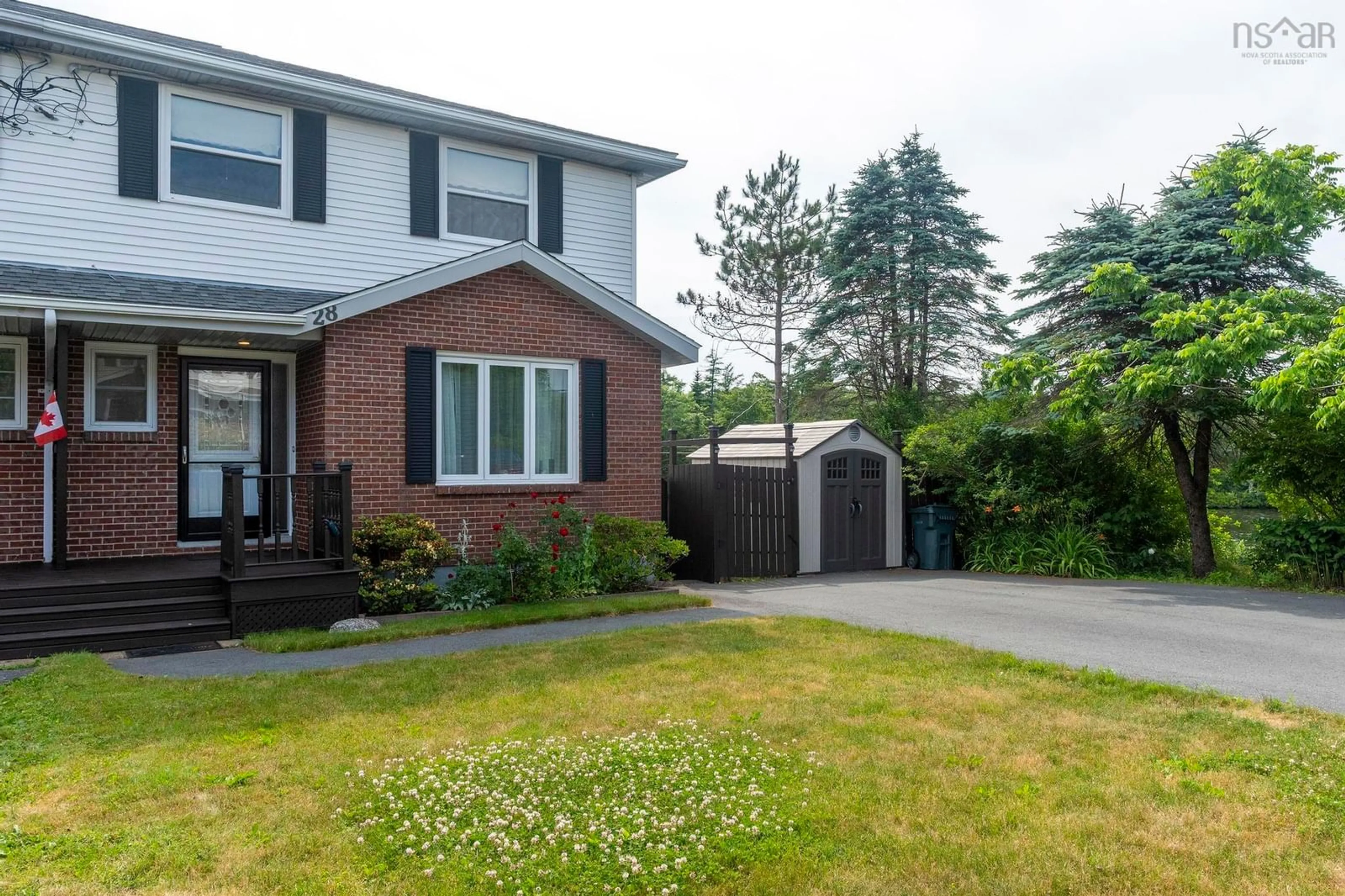 Home with brick exterior material, street for 28 Red Maple Dr, Timberlea Nova Scotia B3T 1G6