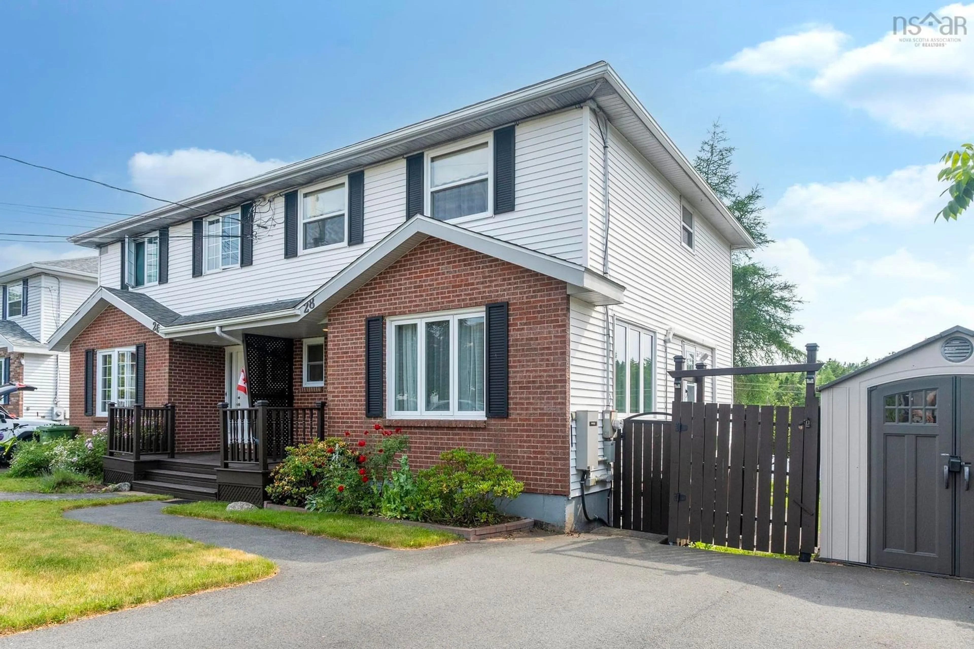 Home with brick exterior material, street for 28 Red Maple Dr, Timberlea Nova Scotia B3T 1G6