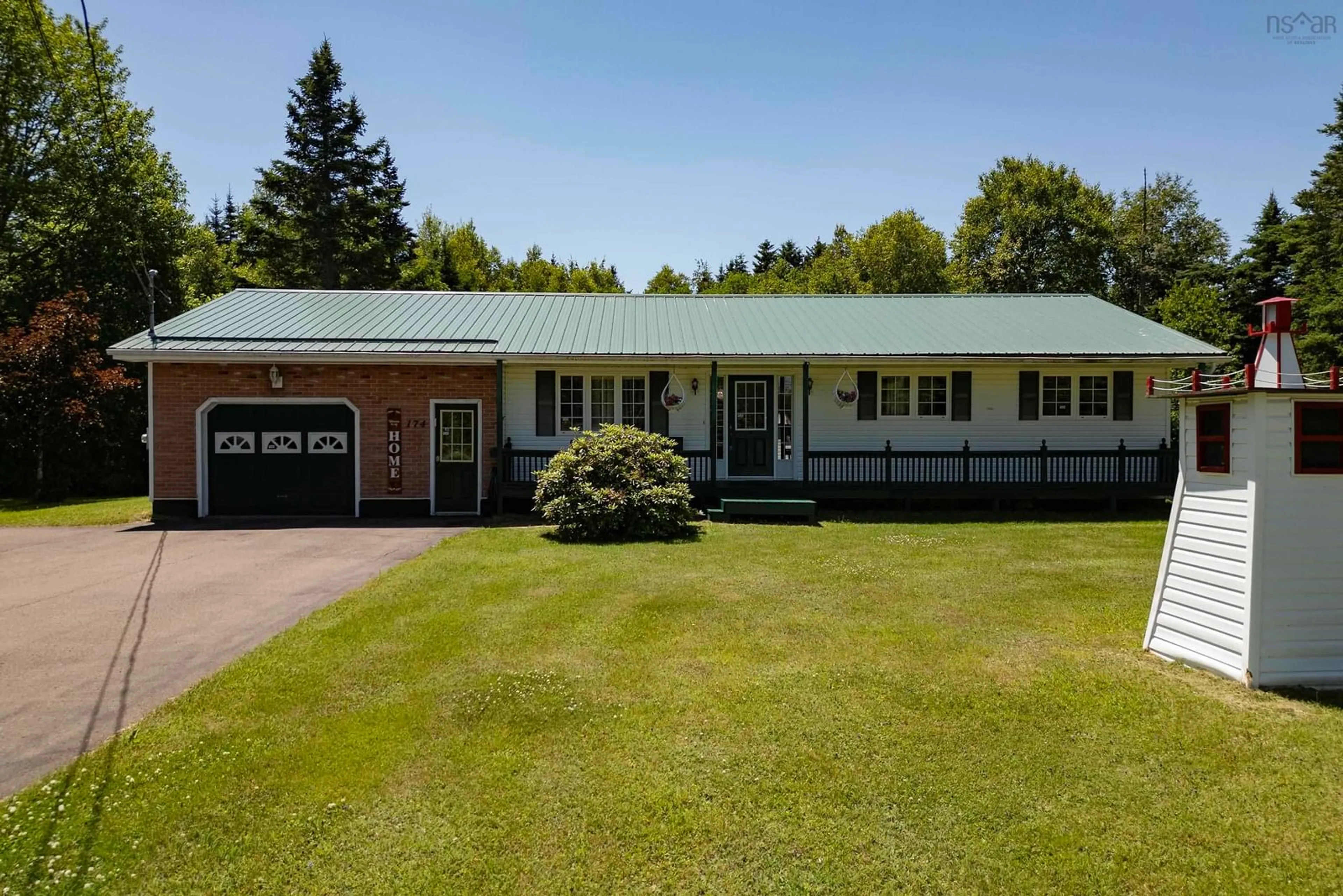 A pic from outside/outdoor area/front of a property/back of a property/a pic from drone, building for 174 Riverbend Dr, Brookdale Nova Scotia B4H 3Y4