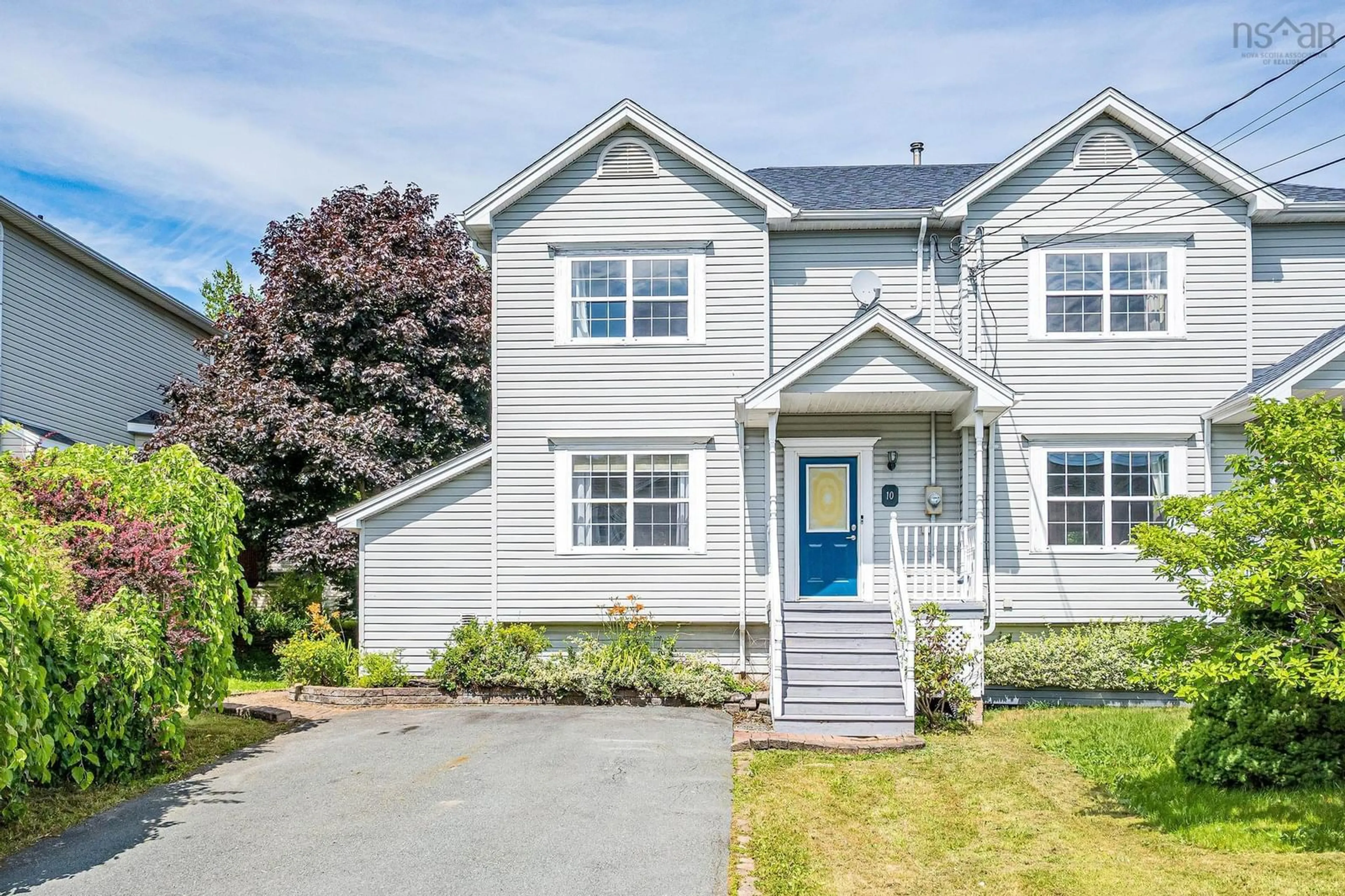 Home with vinyl exterior material, street for 10 Jon Jacques Crt, Bedford Nova Scotia B4A 4H1