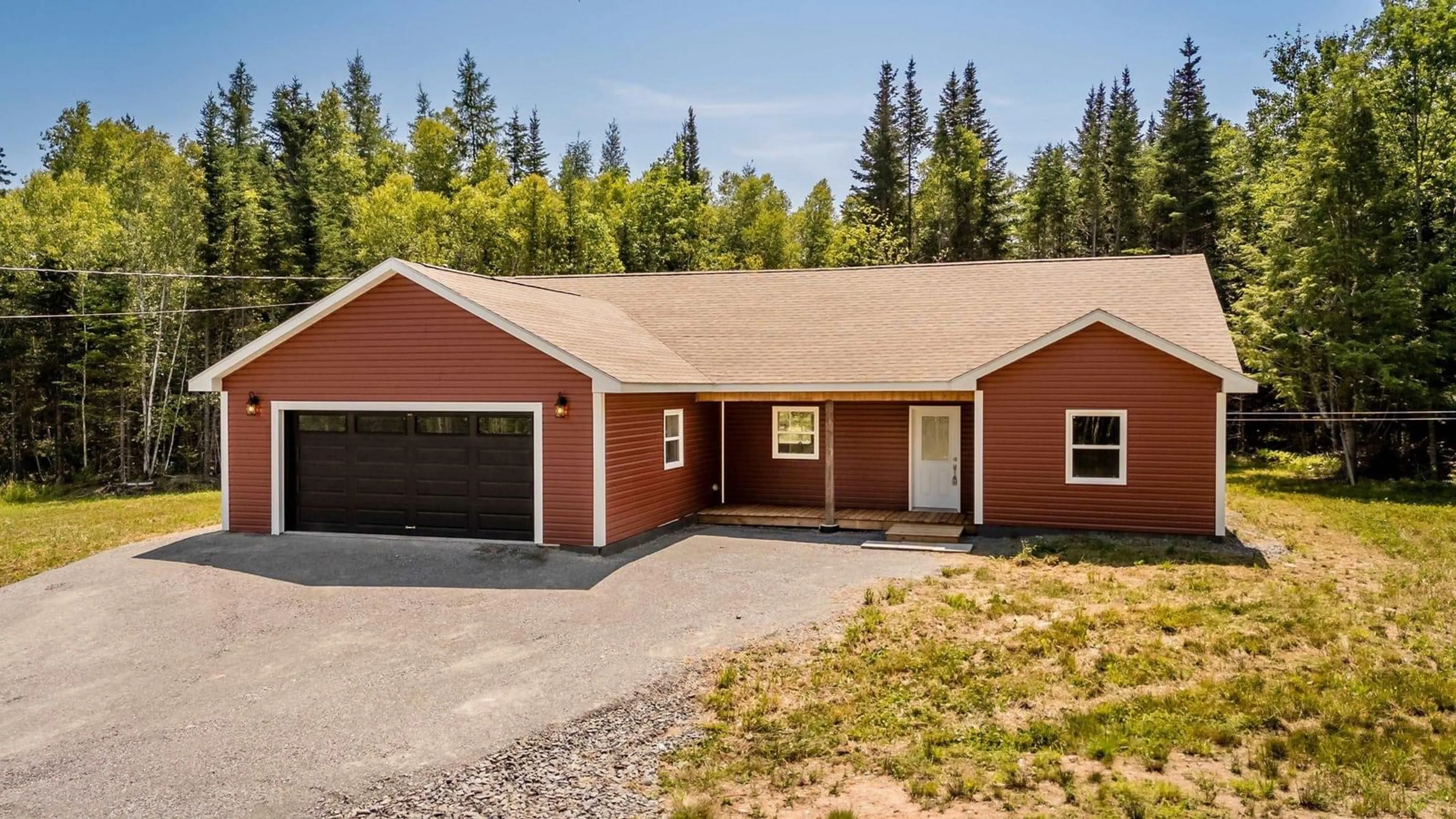 Home with vinyl exterior material, street for 97 Millard Crt, Union Corner Nova Scotia B0N 2A0