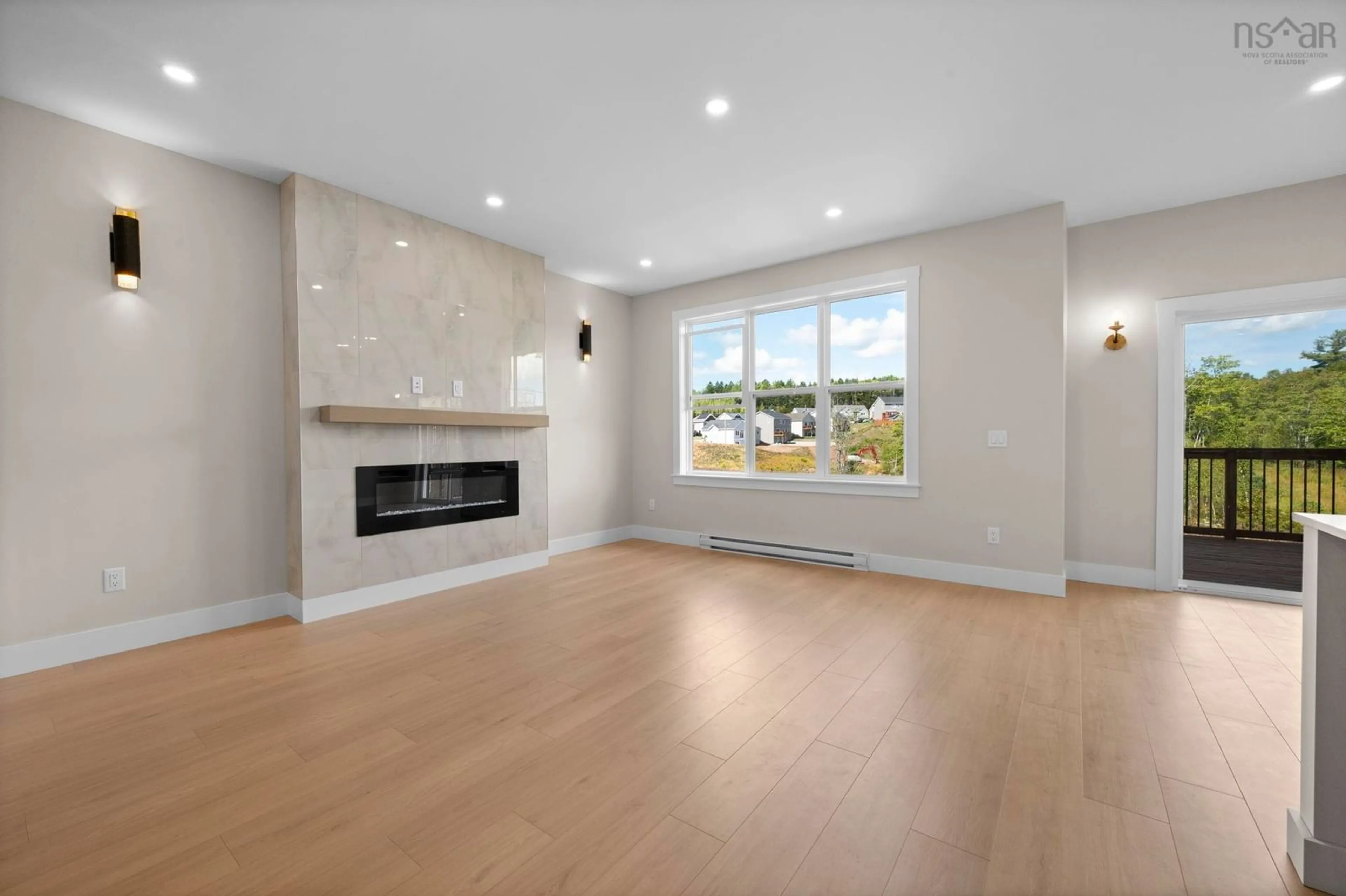 Living room with furniture, wood/laminate floor for 200 Darner Dr, Beaver Bank Nova Scotia B4G 1C1