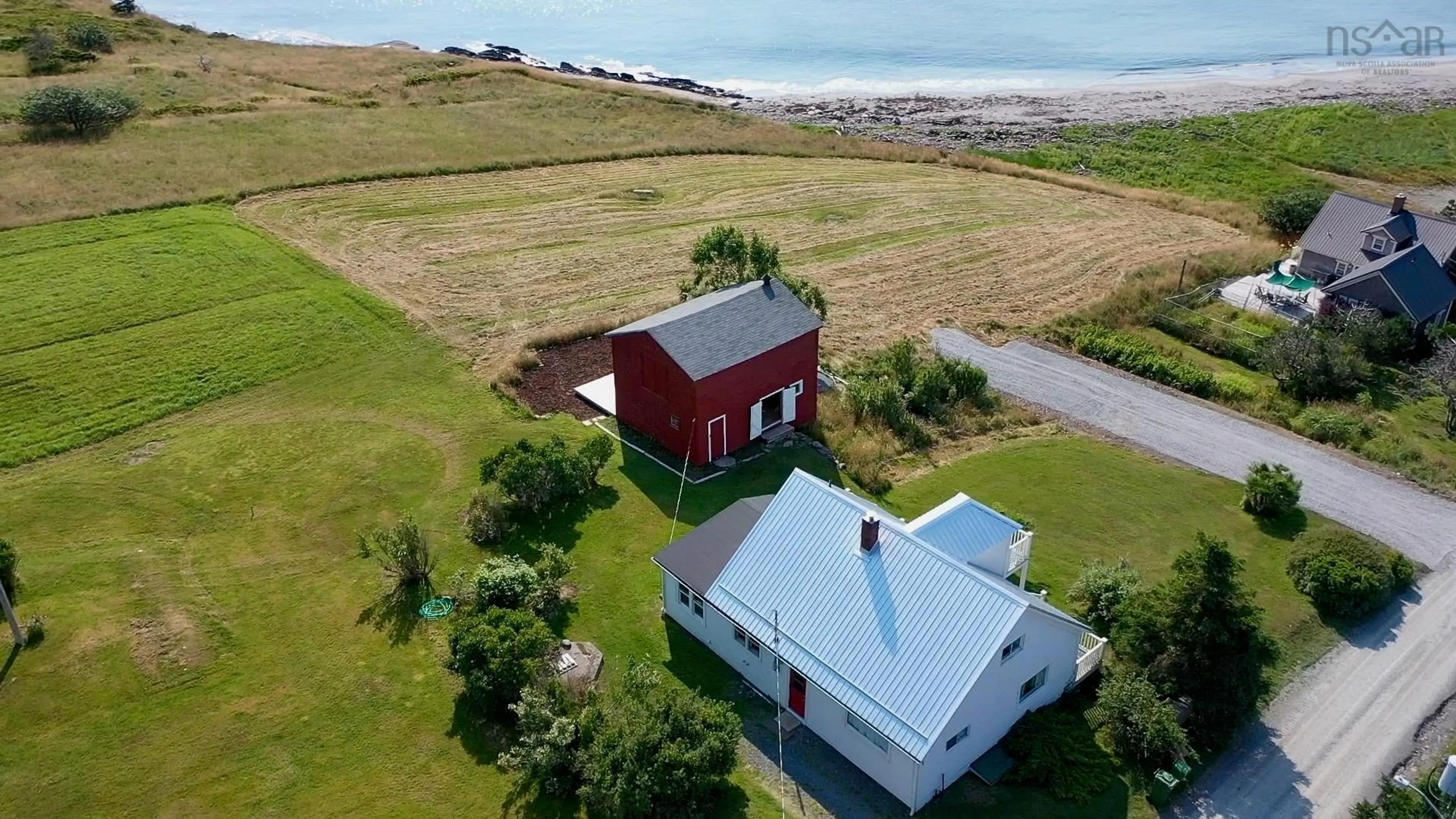 A pic from outside/outdoor area/front of a property/back of a property/a pic from drone, building for 85 Mosher Rd, Kingsburg Nova Scotia B0J 2X0