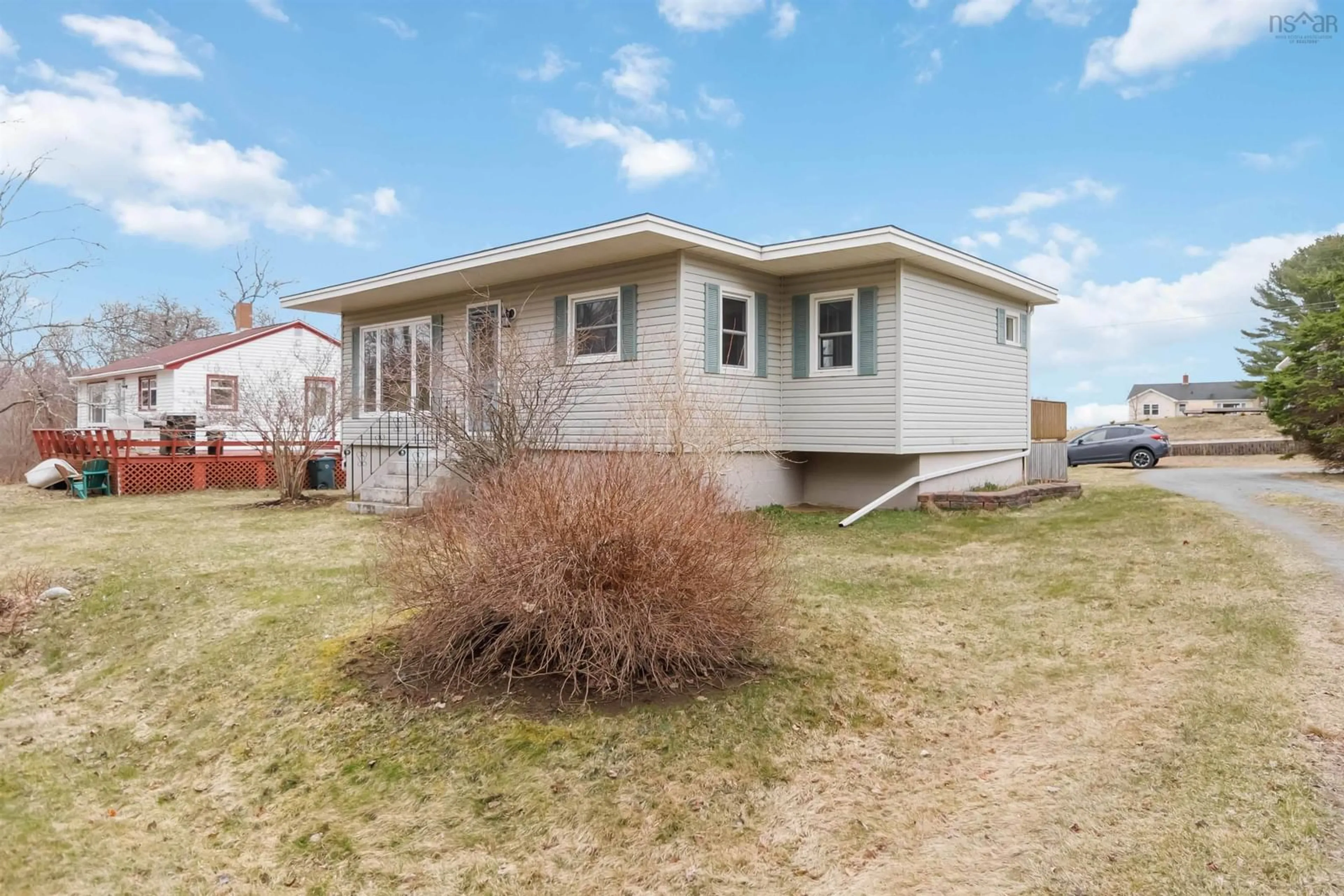 Home with vinyl exterior material, street for 21 Maple Lane, Western Shore Nova Scotia B0J 3M0