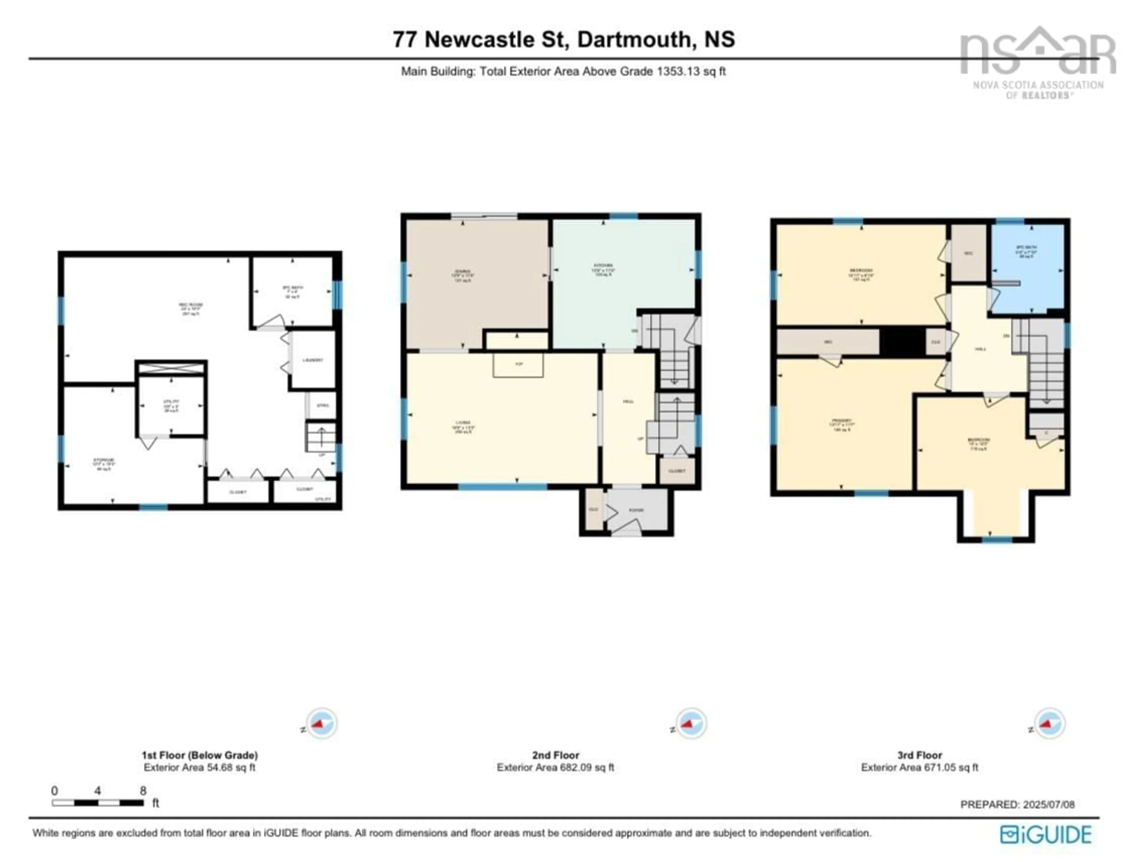 Floor plan for 77 Newcastle St, Dartmouth Nova Scotia B2Y 3M8