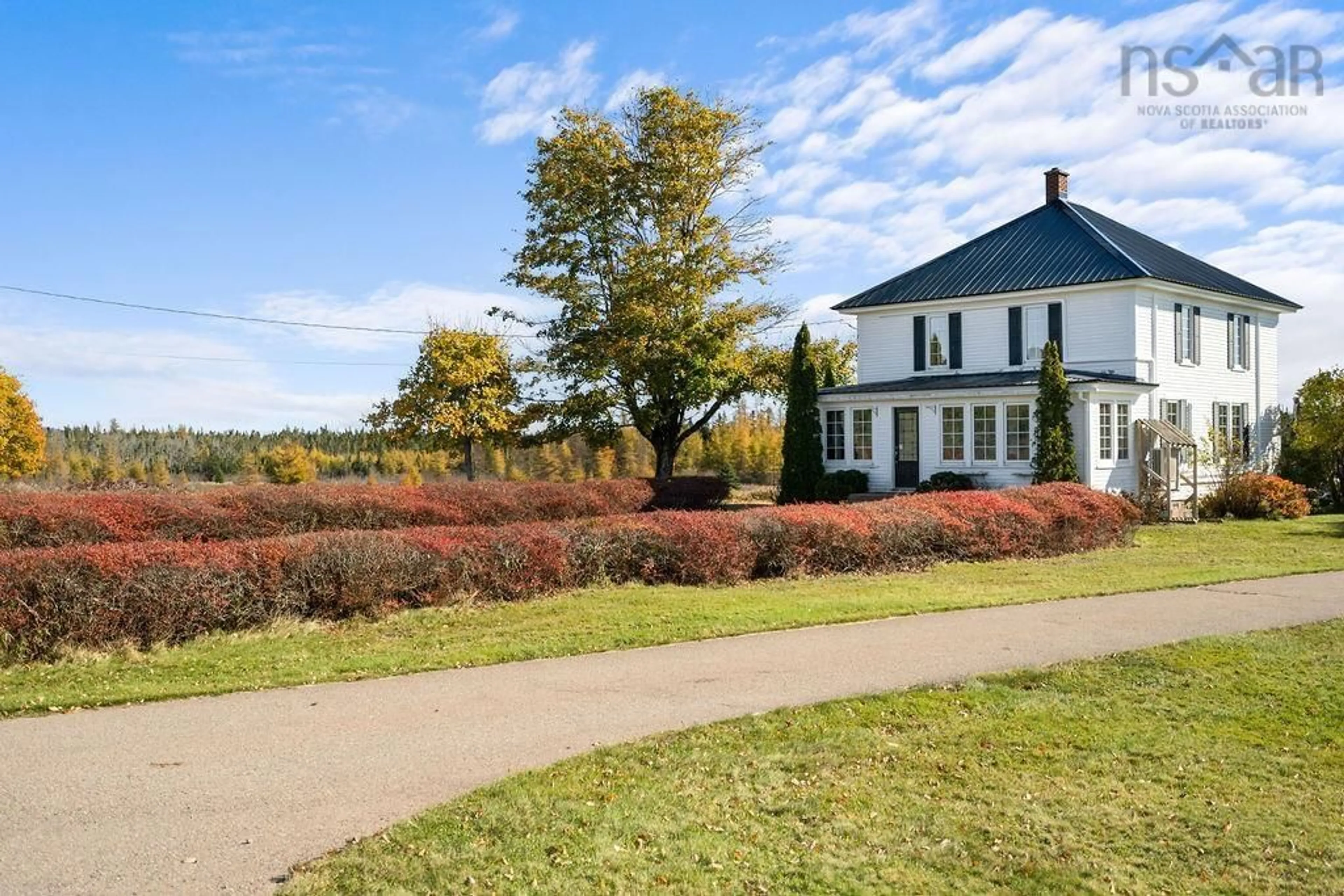 A pic from outside/outdoor area/front of a property/back of a property/a pic from drone, water/lake/river/ocean view for 10522 Highway 209, Diligent River Nova Scotia B0M 1S0