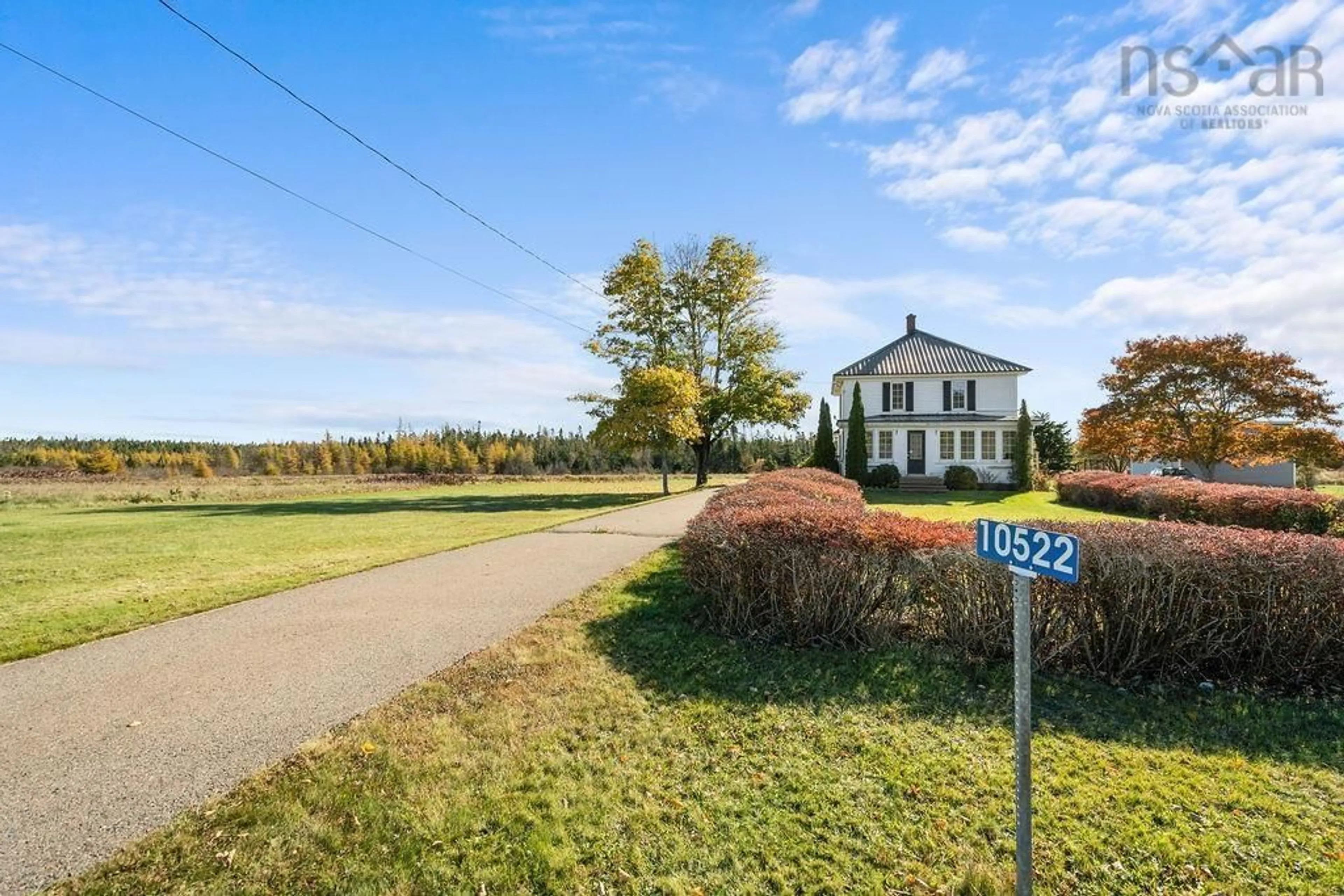 A pic from outside/outdoor area/front of a property/back of a property/a pic from drone, unknown for 10522 Highway 209, Diligent River Nova Scotia B0M 1S0