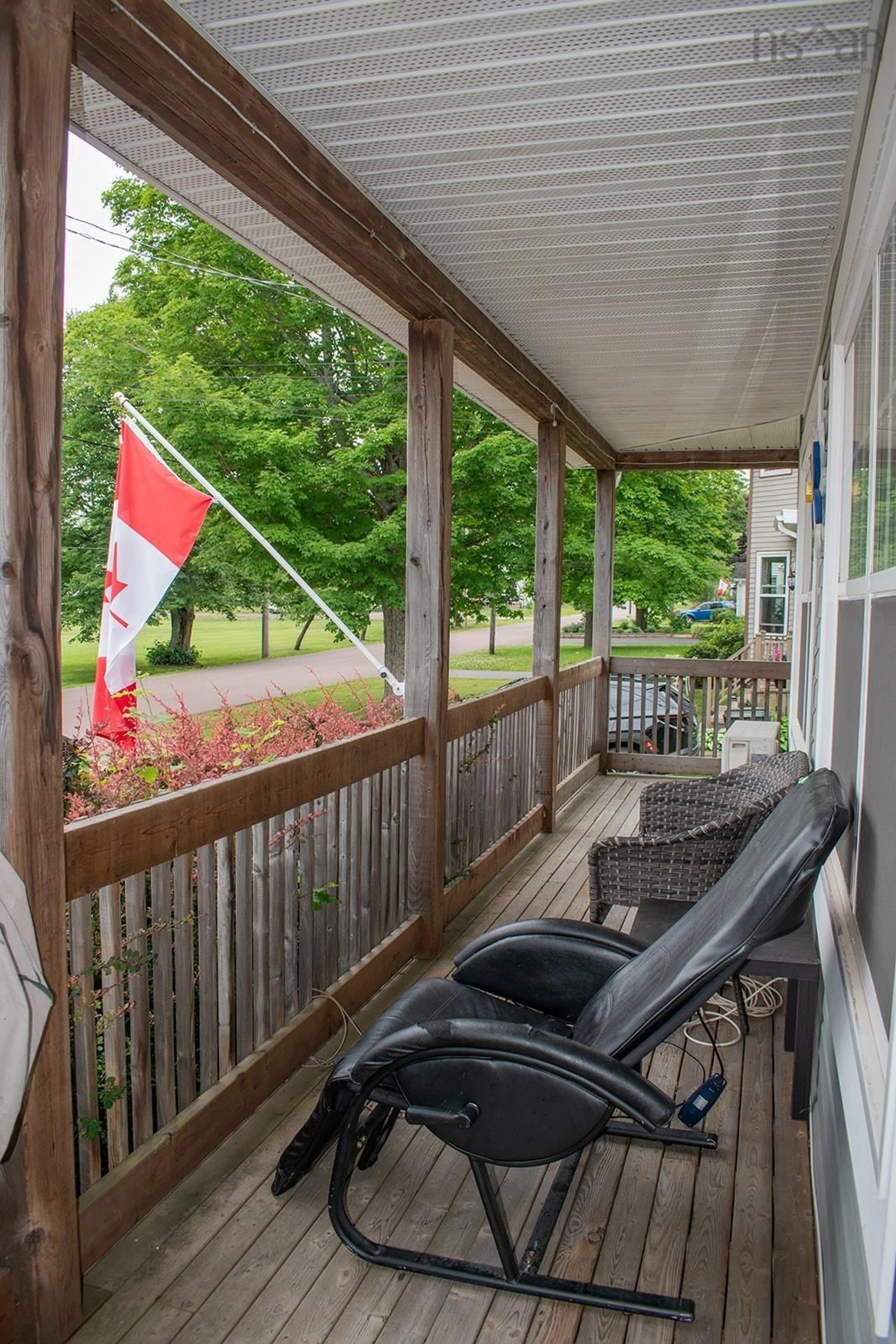 Patio, water/lake/river/ocean view for 28 Clarence St, Amherst Nova Scotia B4H 3P1