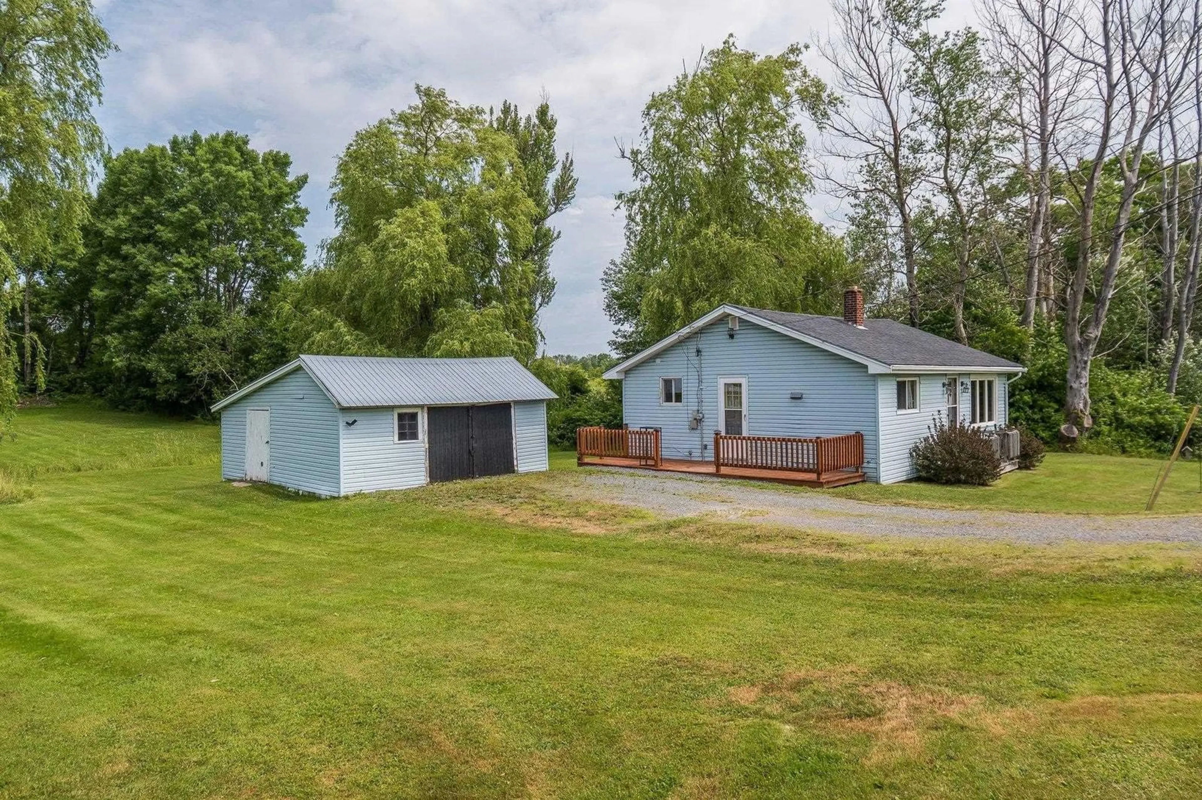 A pic from outside/outdoor area/front of a property/back of a property/a pic from drone, unknown for 13869 Highway 1, Hants Border Nova Scotia B0P 1P0