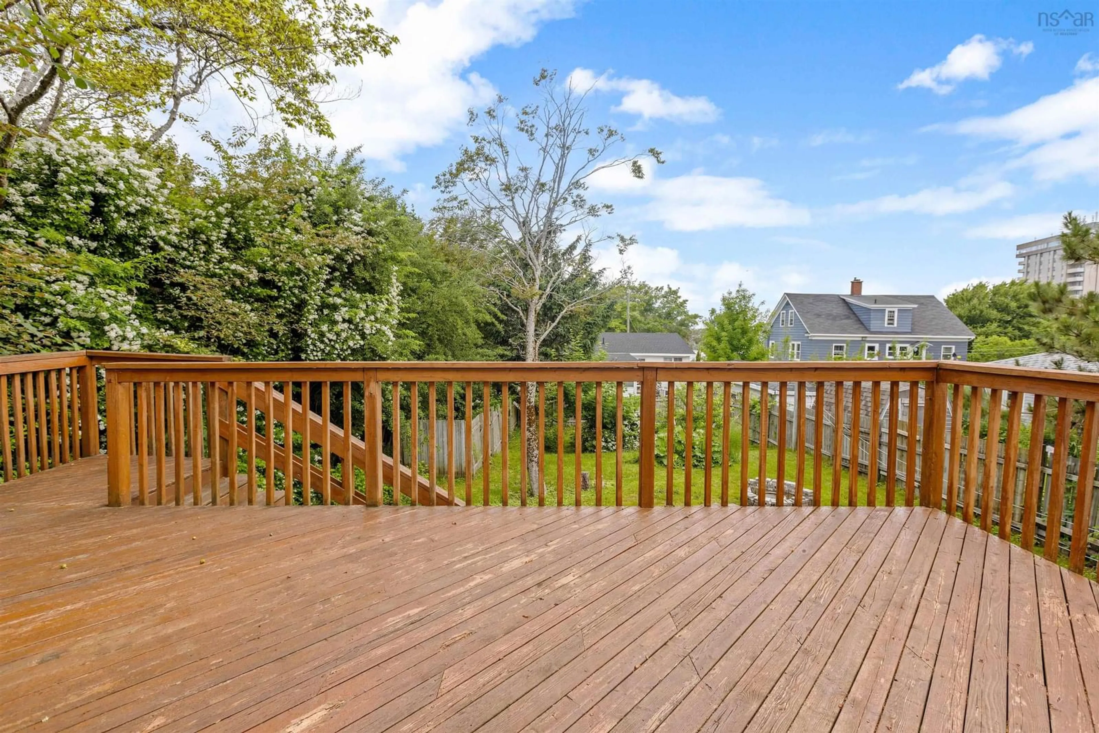 Patio, water/lake/river/ocean view for 54 Holyrood Dr, Sydney Nova Scotia B1S 1Y2