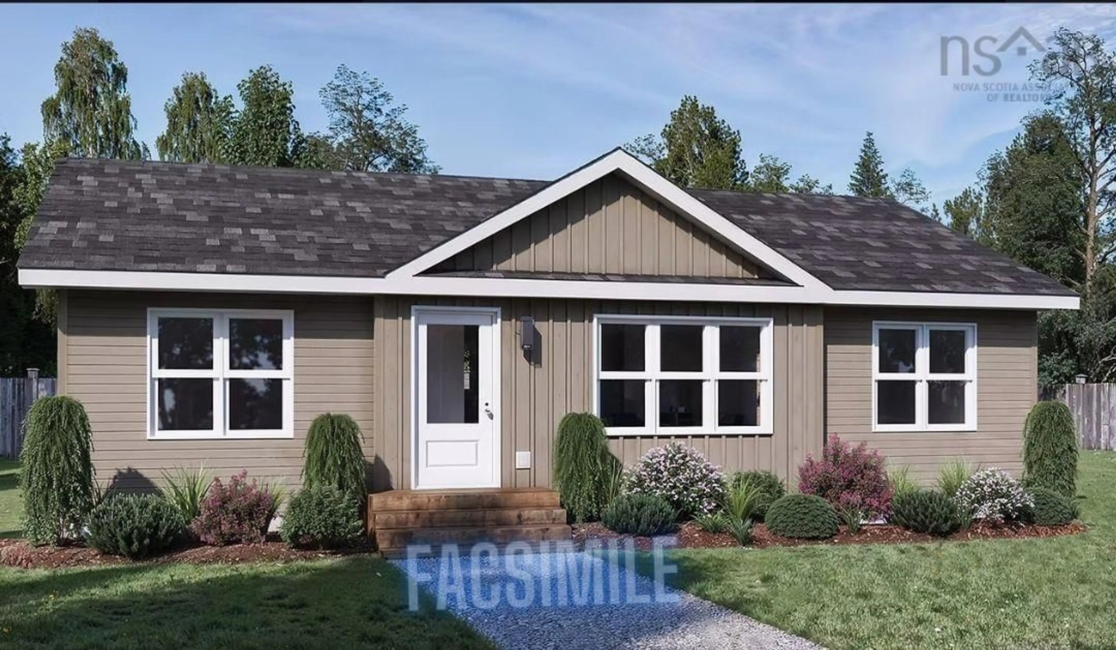 Home with vinyl exterior material, street for Lot River Road, Plymouth Nova Scotia B2H 5C5
