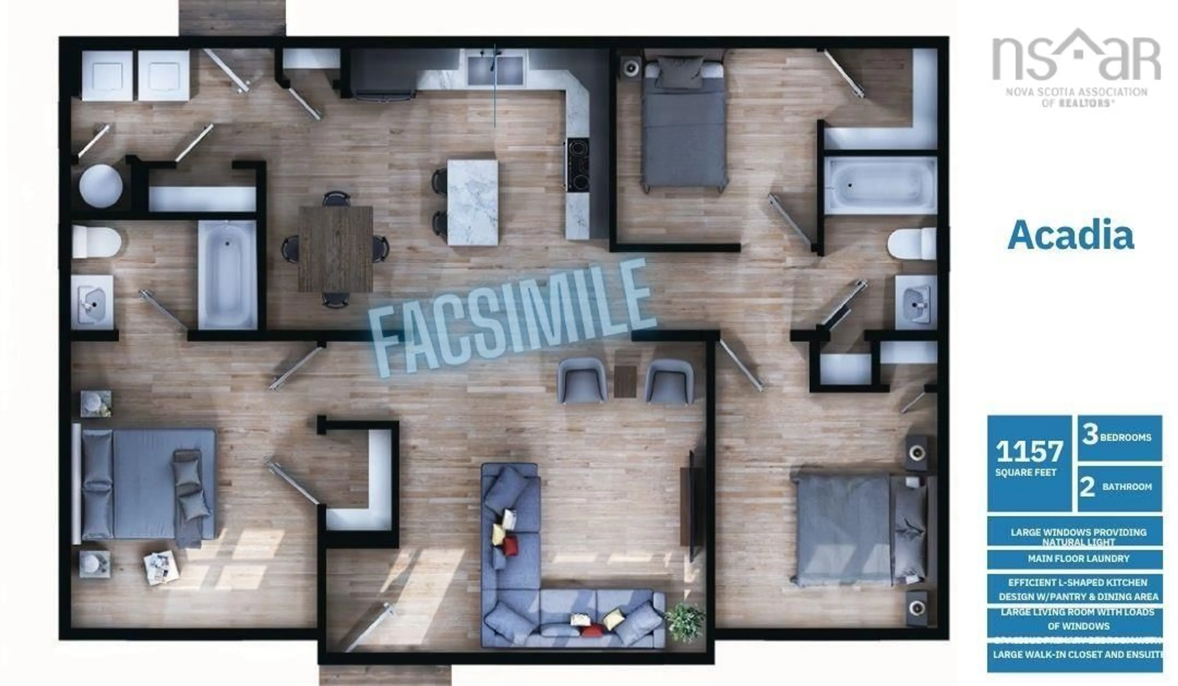 Floor plan for Lot River Road, Plymouth Nova Scotia B2H 5C5