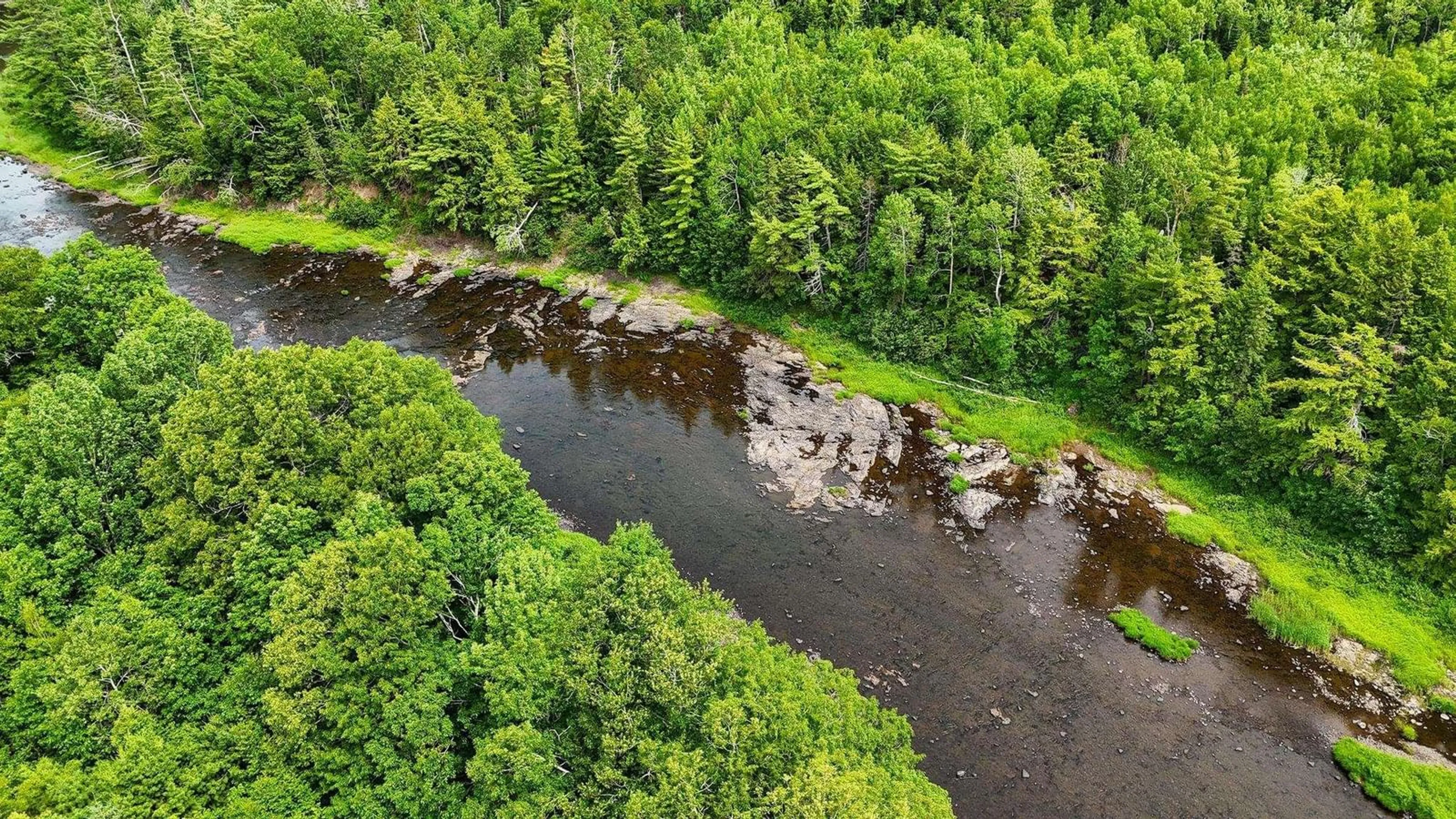 A pic from outside/outdoor area/front of a property/back of a property/a pic from drone, water/lake/river/ocean view for Lot River Road, Plymouth Nova Scotia B2H 5C5
