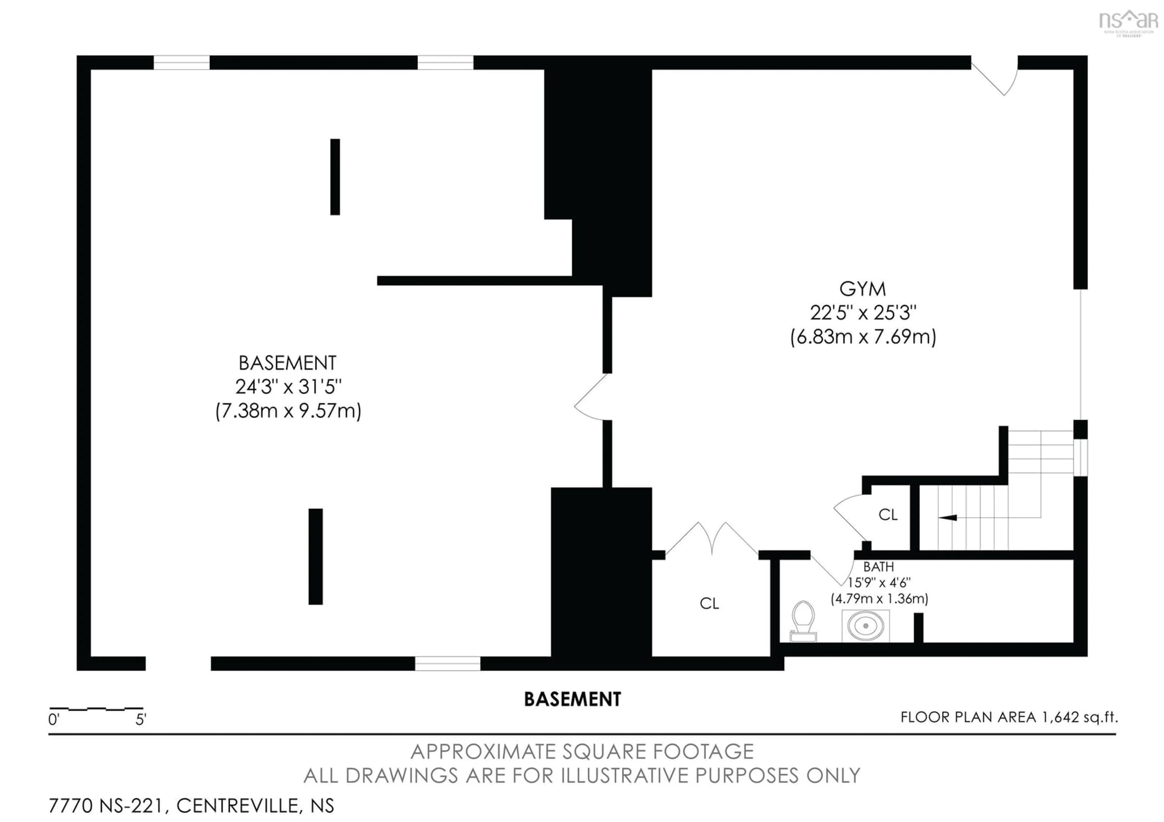 Floor plan for 7770 Highway 221, Centreville Nova Scotia B4P 1B8