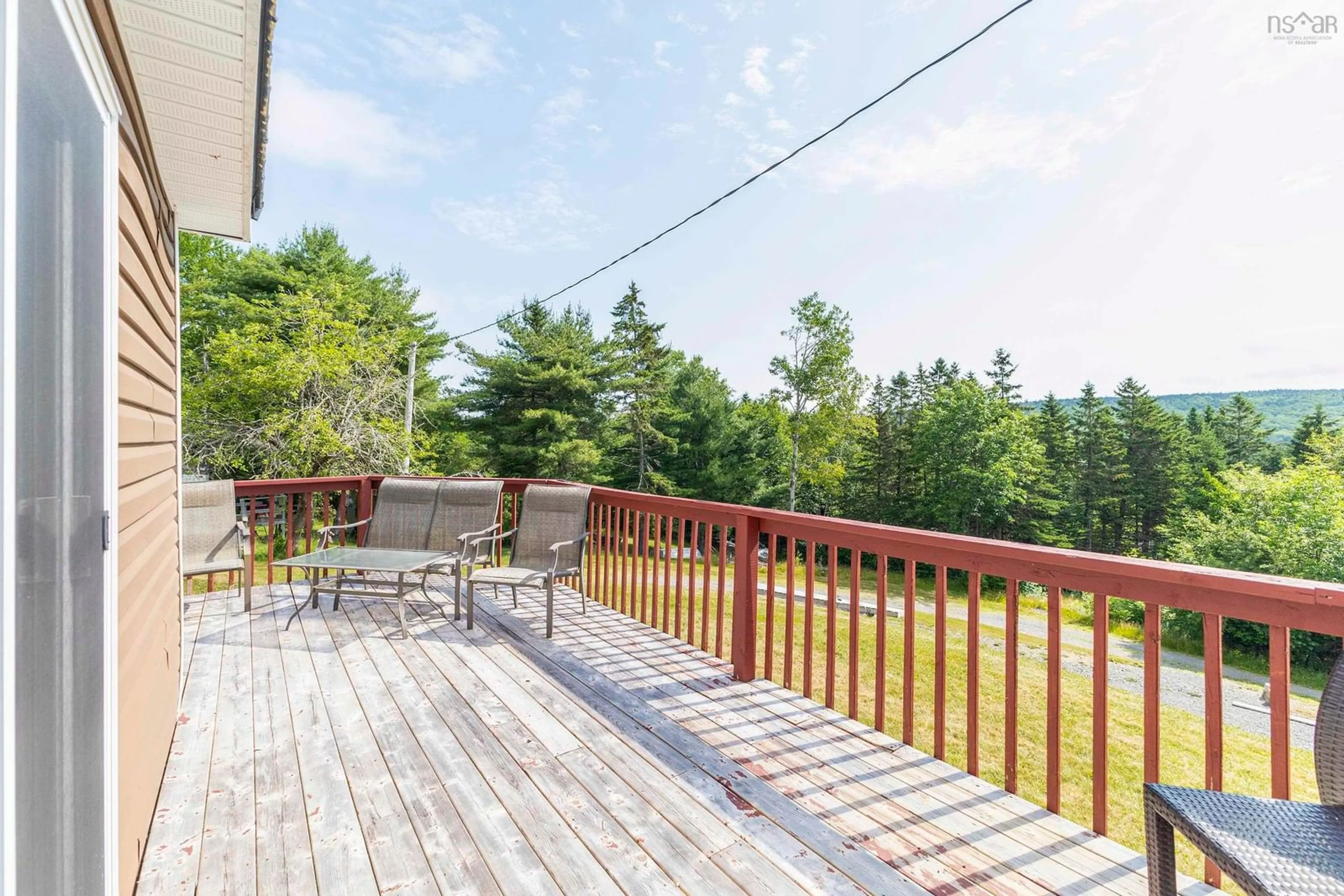 Patio, water/lake/river/ocean view for 33 Shine Dr, Lochaber Nova Scotia B2G 2L3