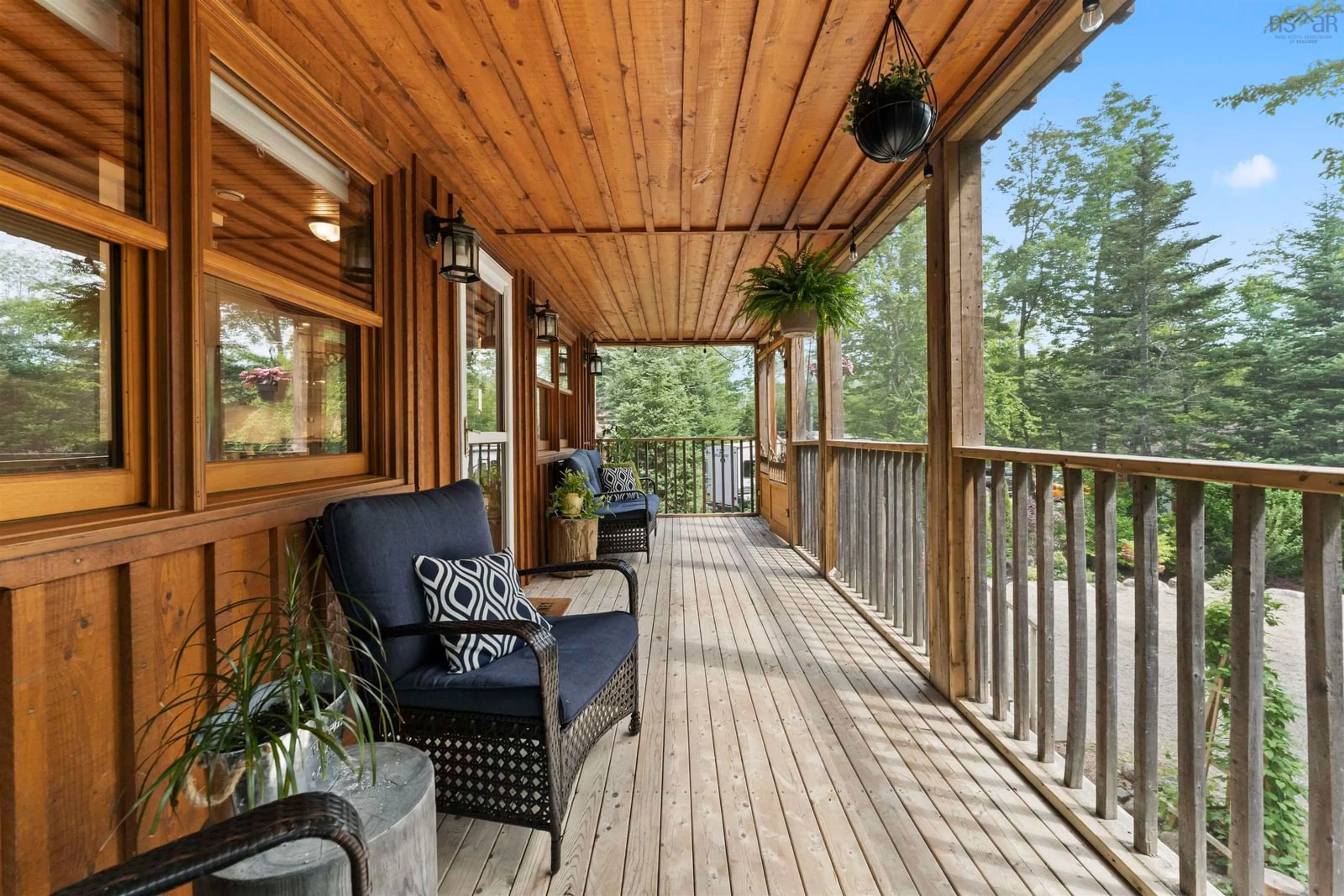 Patio, water/lake/river/ocean view for 141 Canyon Point Rd, Vaughan Nova Scotia B0N 2T0
