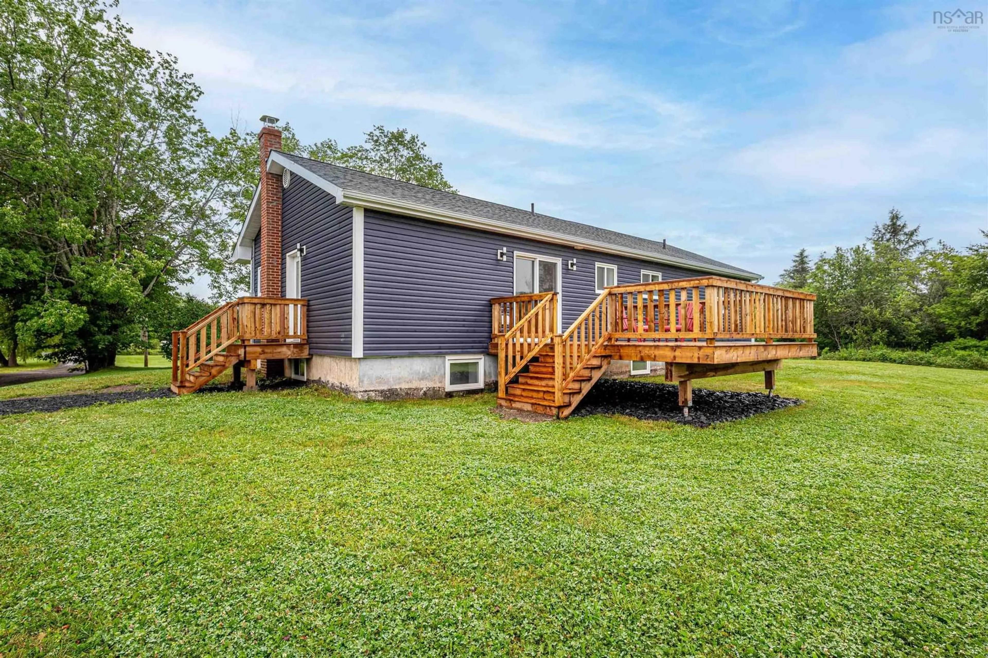 Home with vinyl exterior material, water/lake/river/ocean view for 200 Lantz Rd, Bramber Nova Scotia B0N 2R0