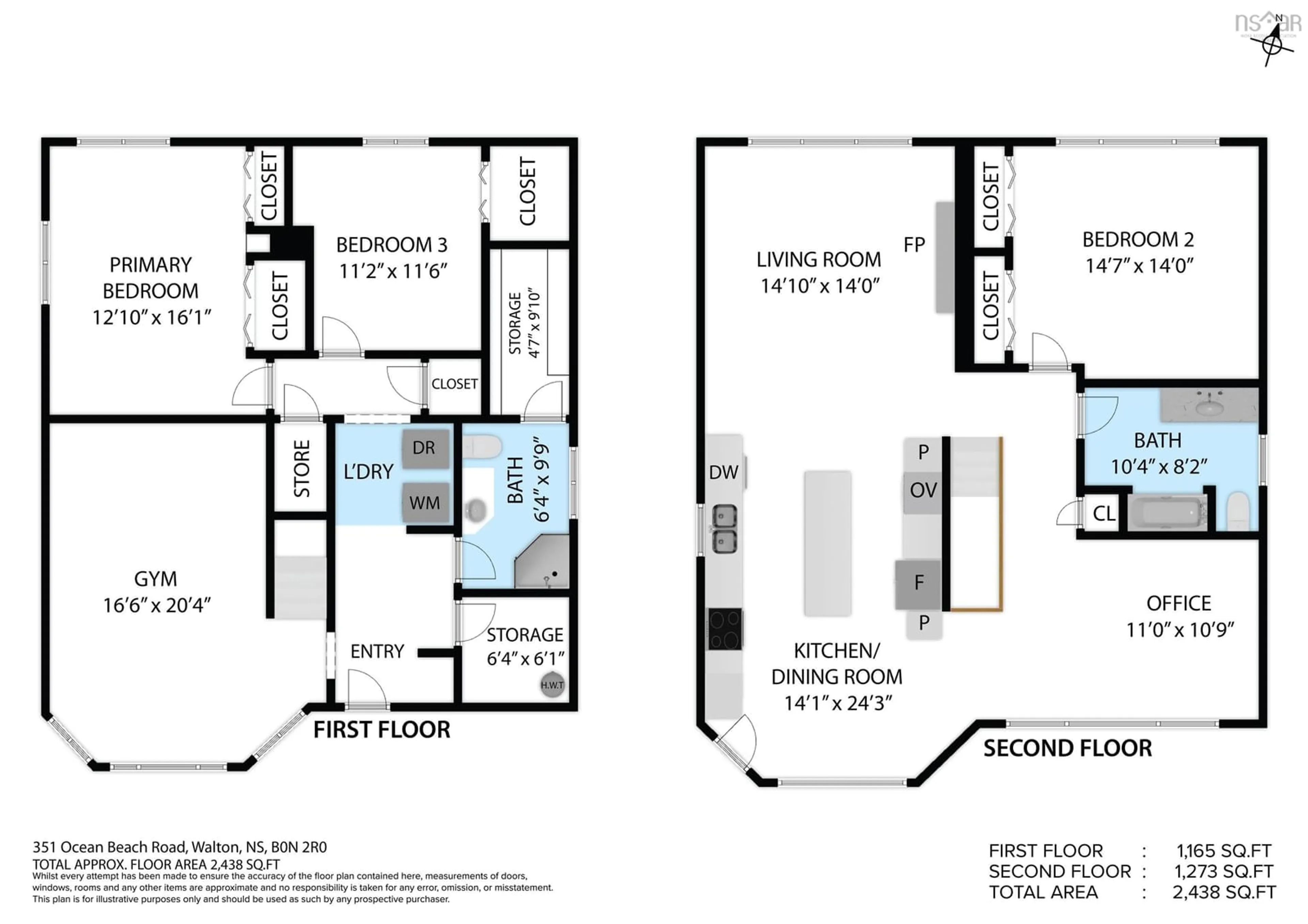 Floor plan for 351 Ocean Beach Rd, Cheverie Nova Scotia B0N 1G0