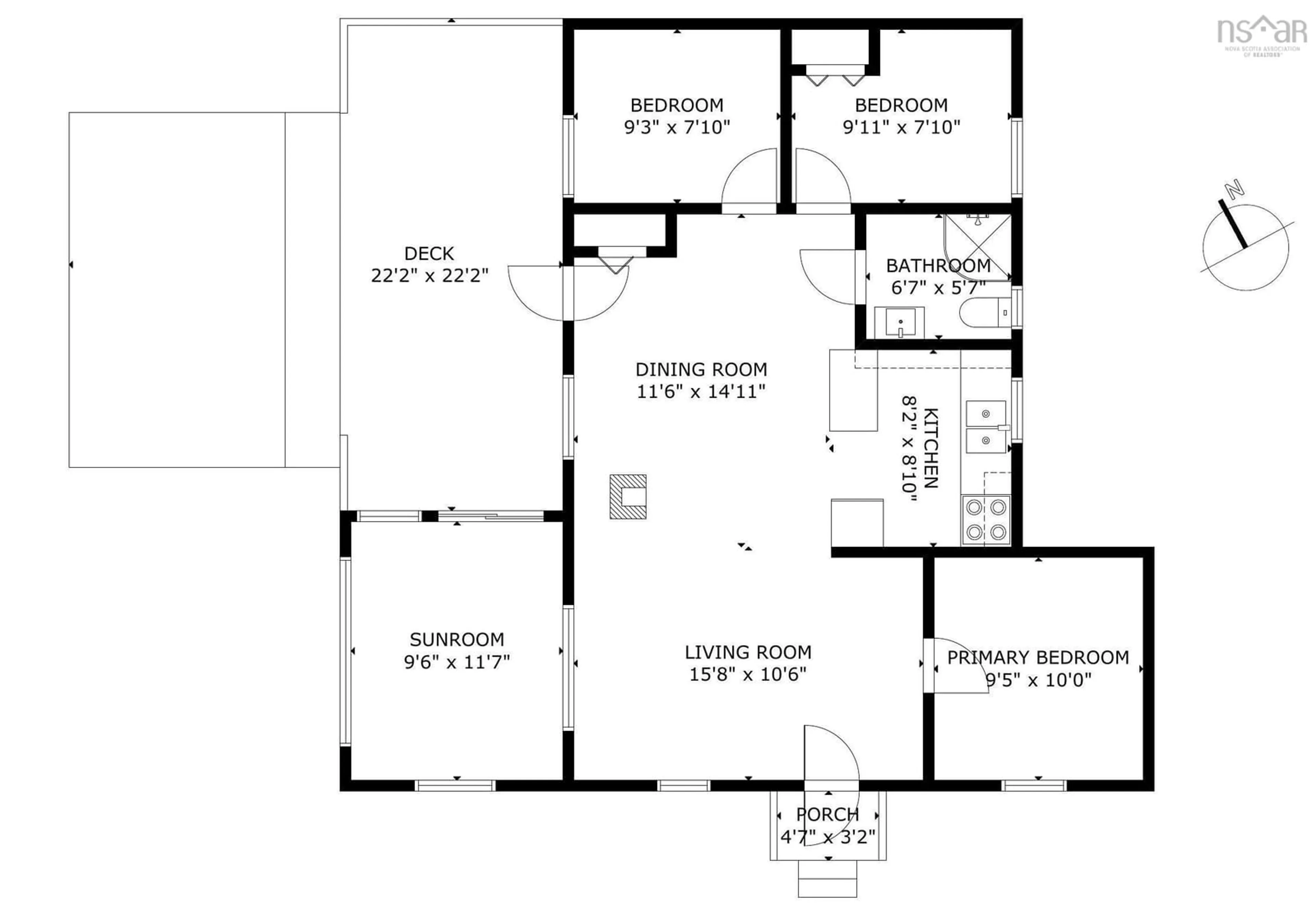 Floor plan for 81 Crooked Lane, Camperdown Nova Scotia B4V 6T5