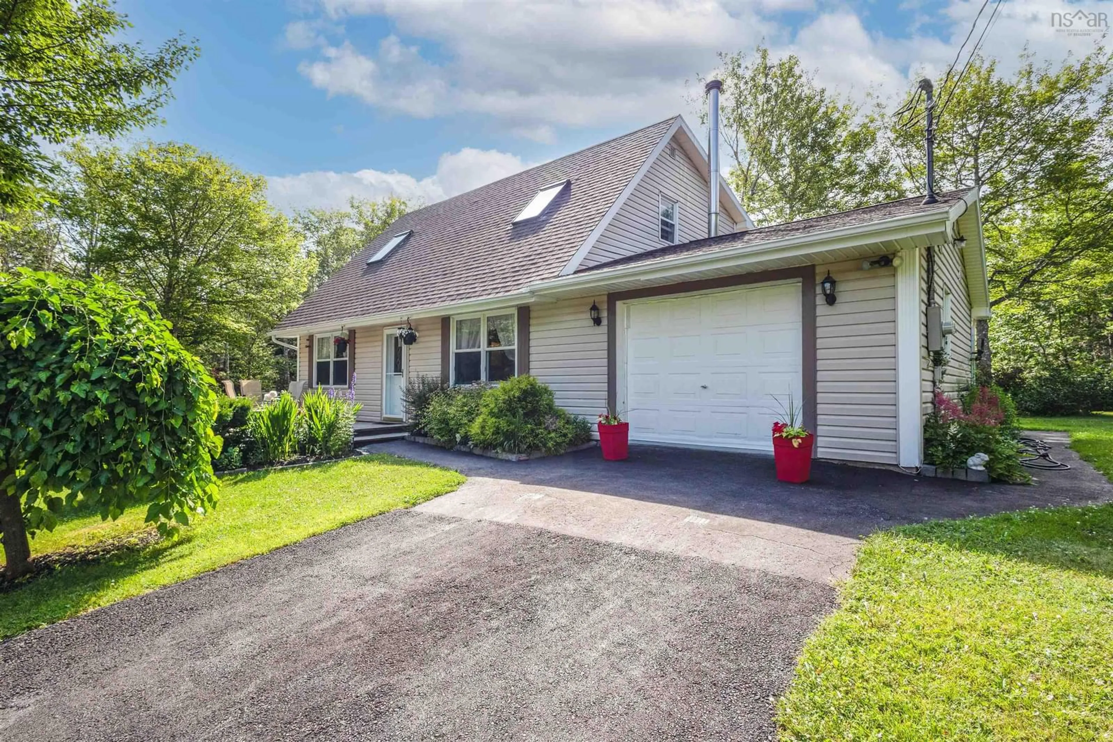 Home with vinyl exterior material, street for 24 Birchwood Heights, Albert Bridge Nova Scotia B1K 3G7