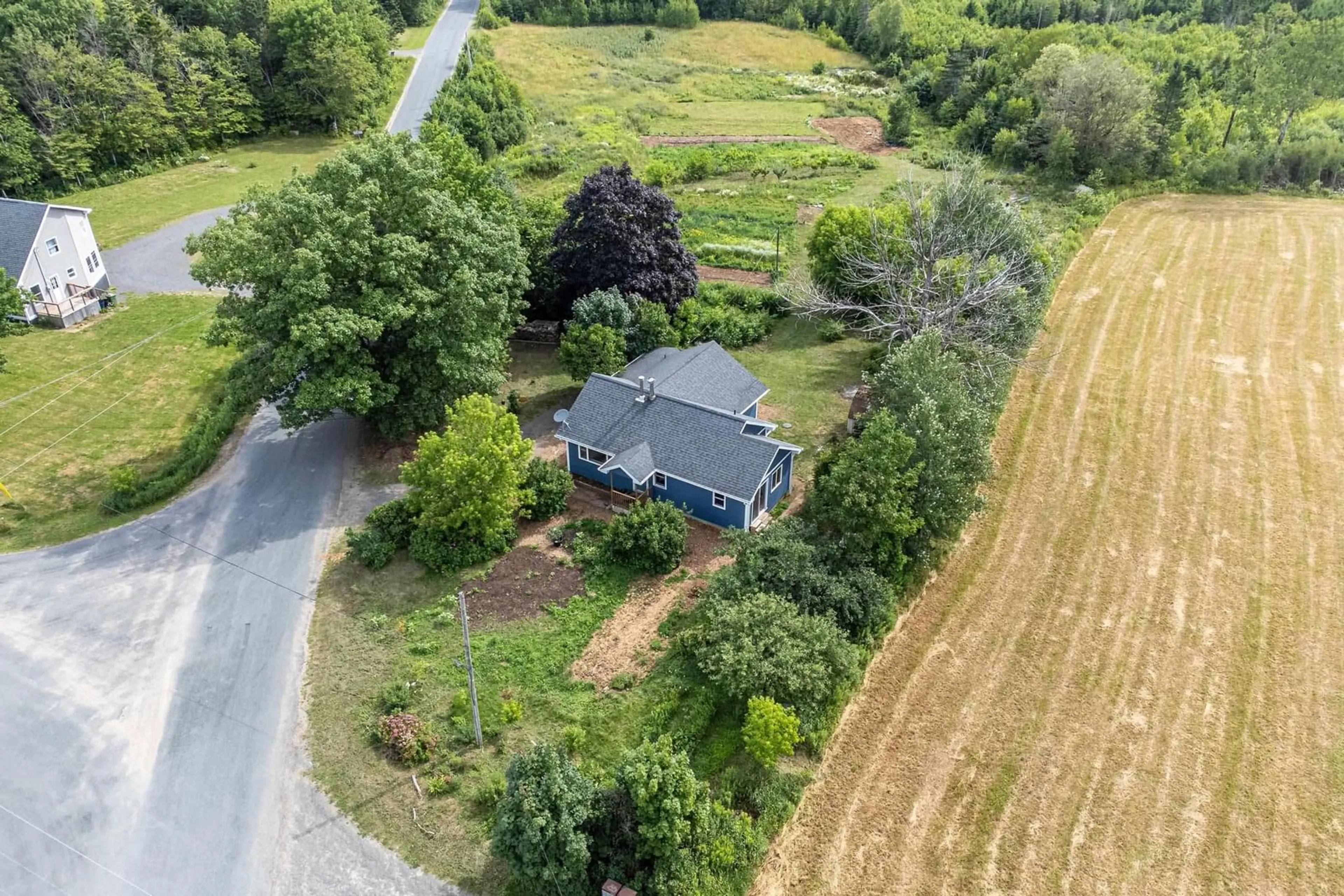 A pic from outside/outdoor area/front of a property/back of a property/a pic from drone, street for 902 Newtonville Rd, Forest Hill Nova Scotia B4P 2R1