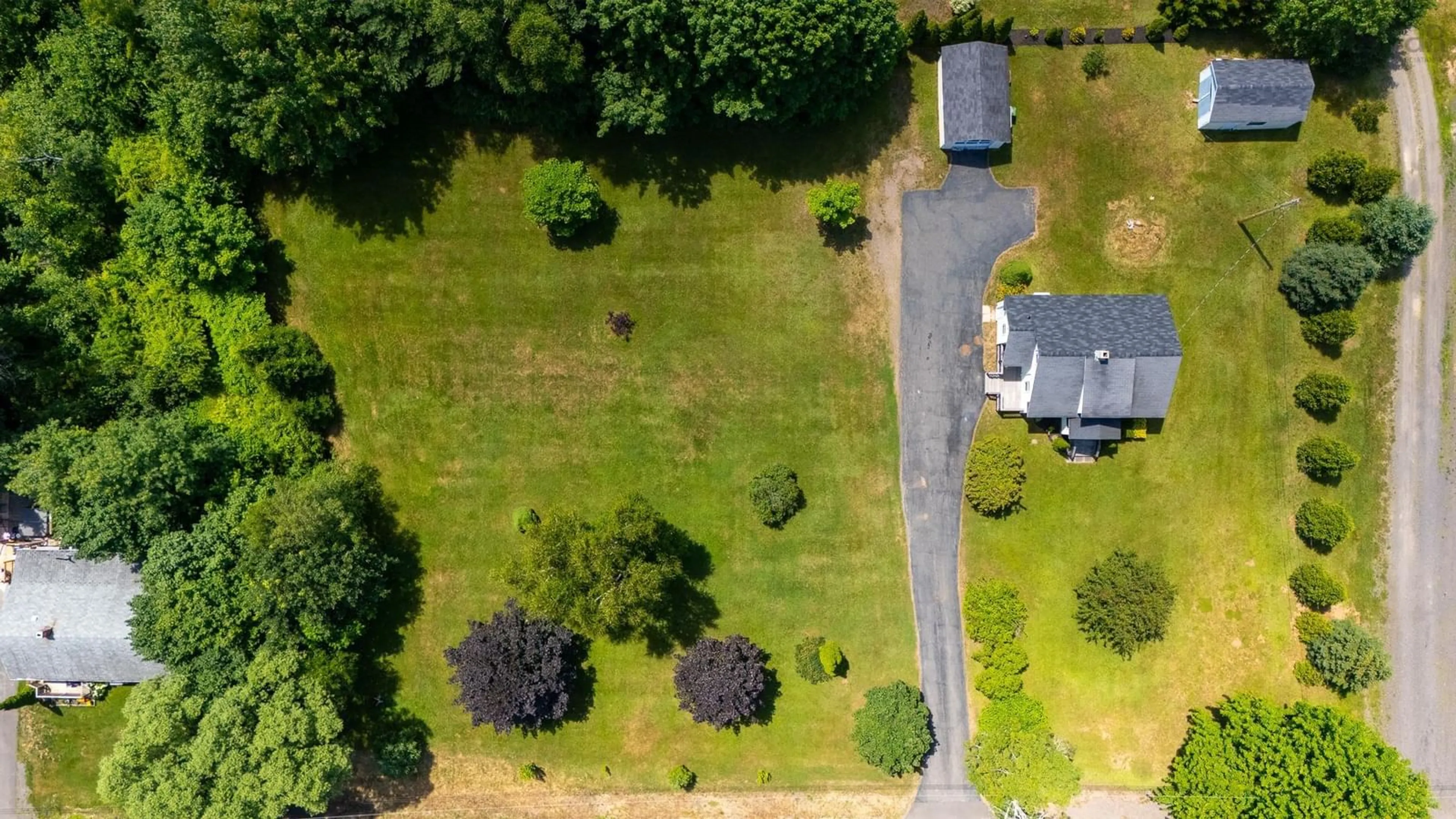 A pic from outside/outdoor area/front of a property/back of a property/a pic from drone, street for 1603 359 Hwy, Steam Mill Nova Scotia B0P 1J0