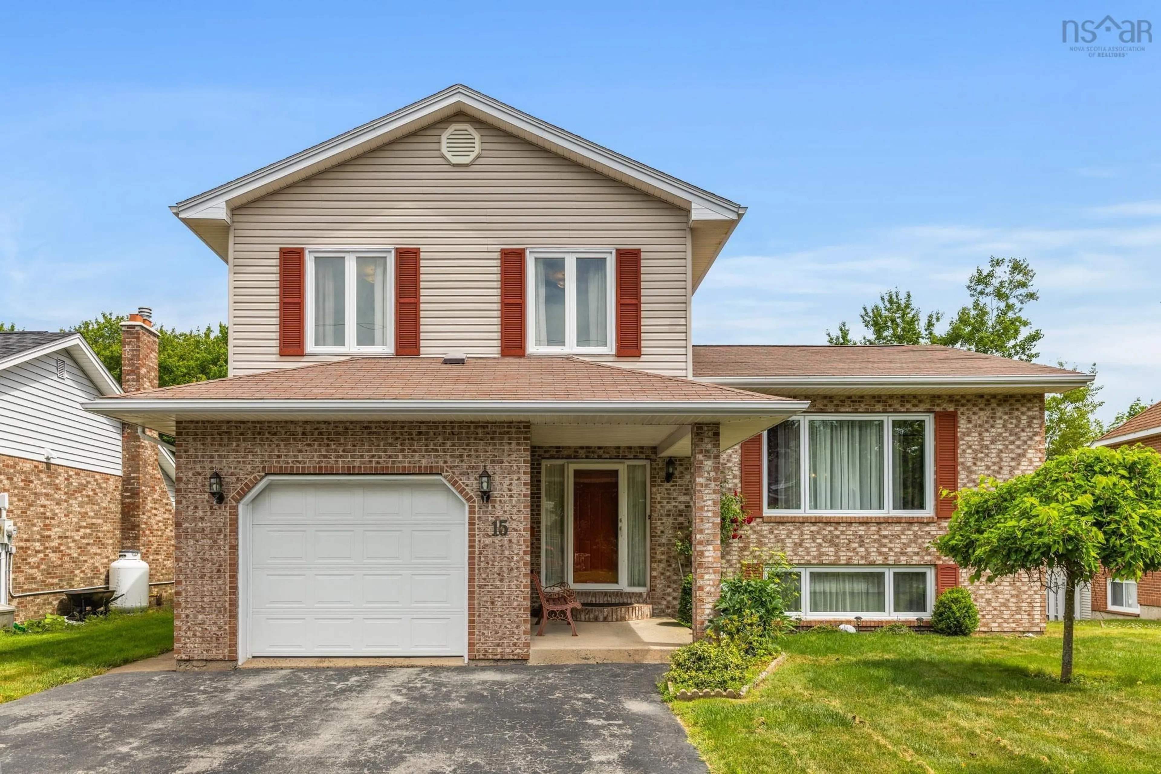 Home with brick exterior material, street for 15 Turnmill Dr, Halifax Nova Scotia B3M 4H2