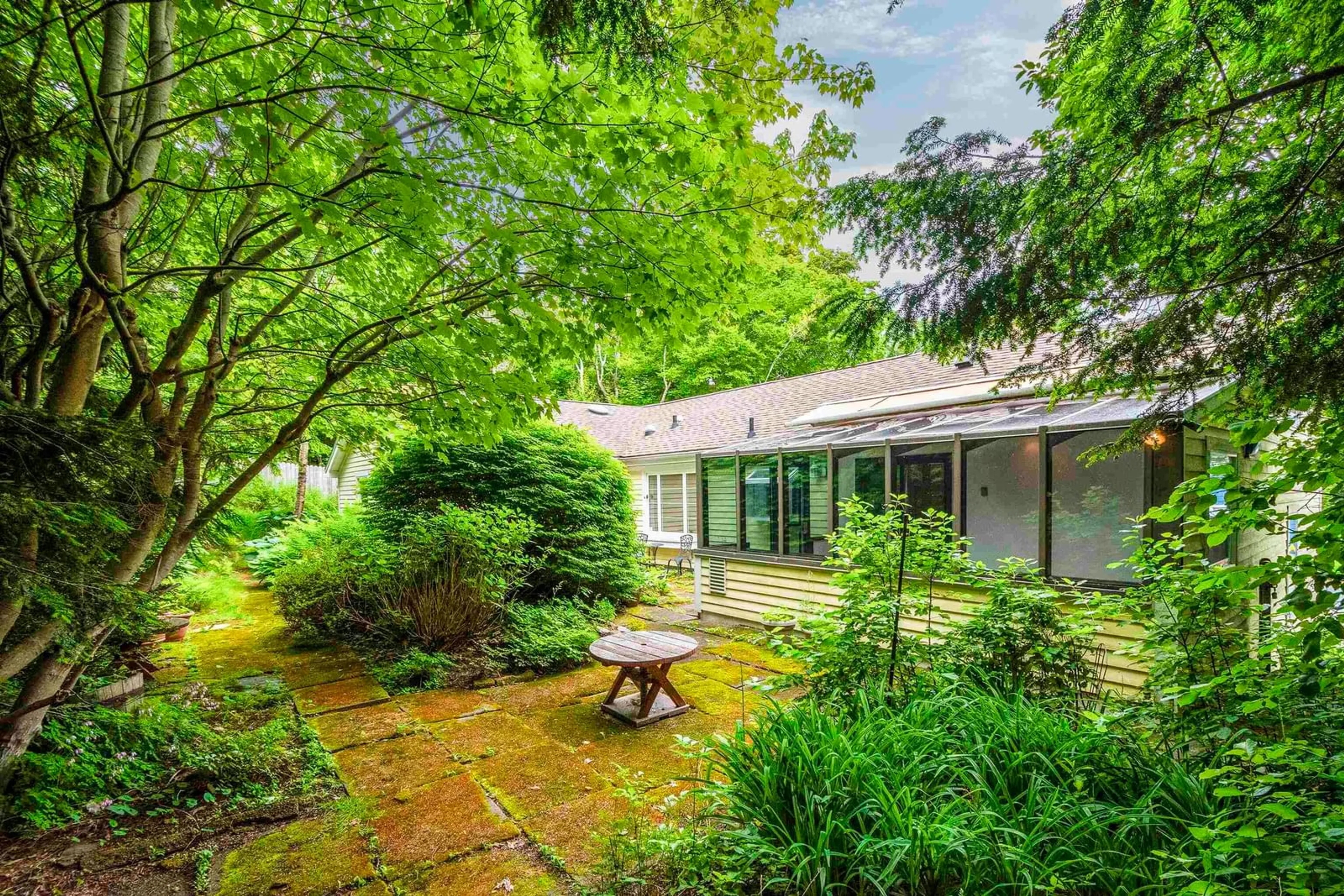 Patio, forest/trees view for 14 Retreat Ave, Halifax Nova Scotia B3N 1Y2