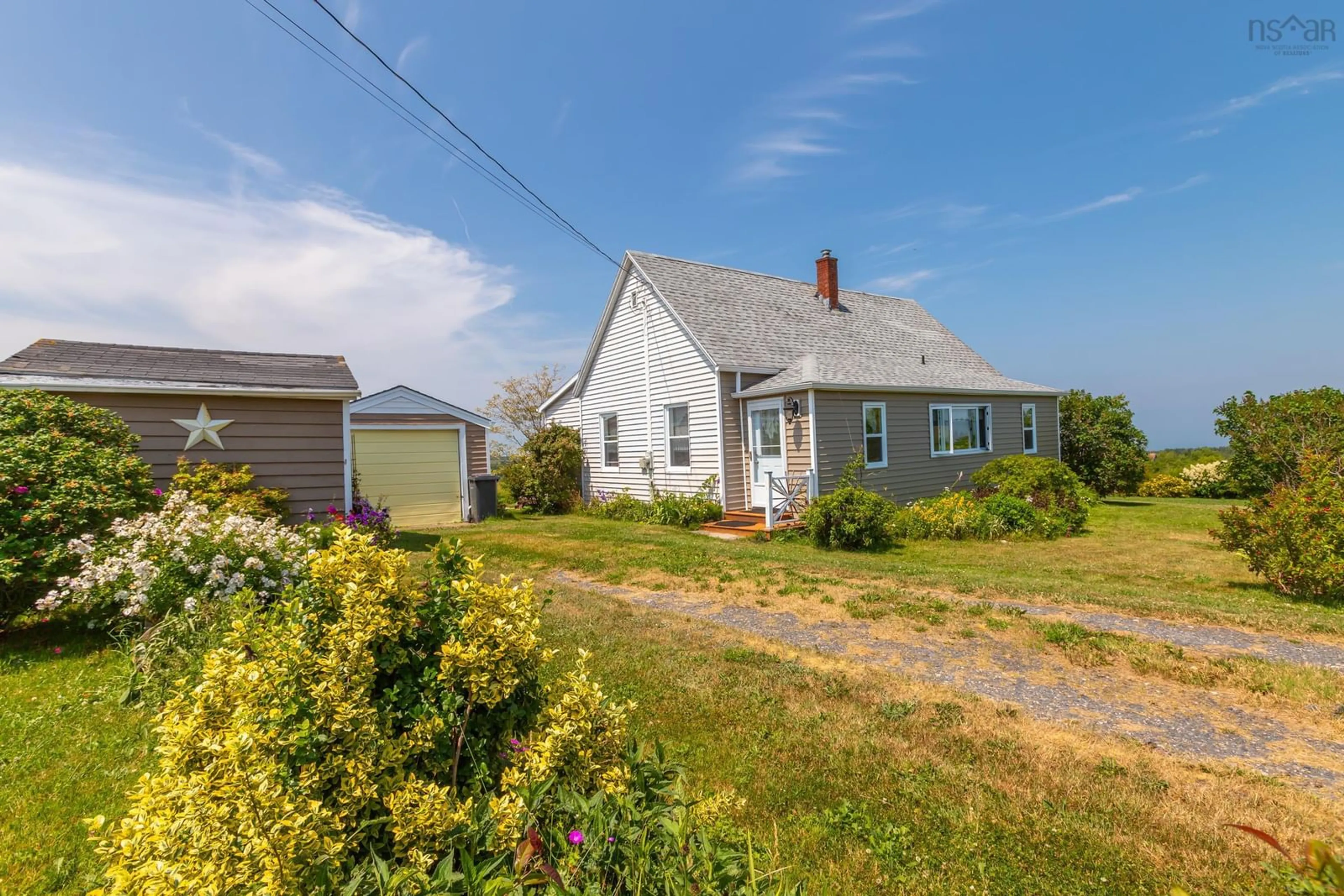 A pic from outside/outdoor area/front of a property/back of a property/a pic from drone, street for 27 Port Lorne Rd, Mount Rose Nova Scotia B0S 1R0