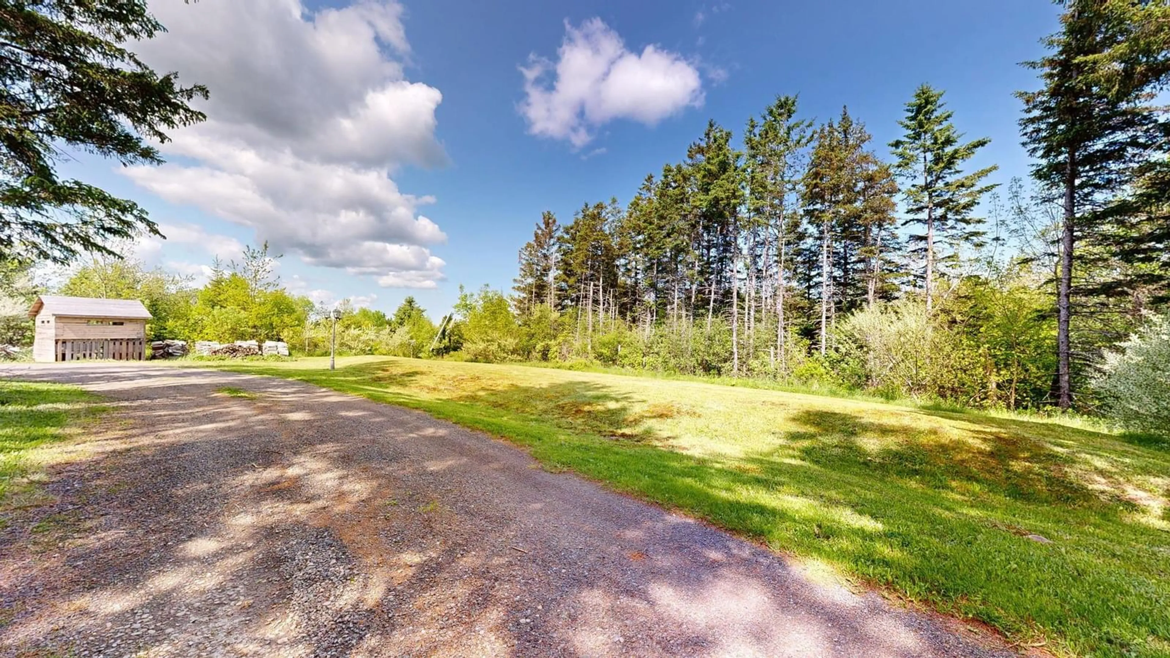 A pic from outside/outdoor area/front of a property/back of a property/a pic from drone, forest/trees view for 575 Jehill Davidson Rd, Newtonville Nova Scotia B4P 2R1