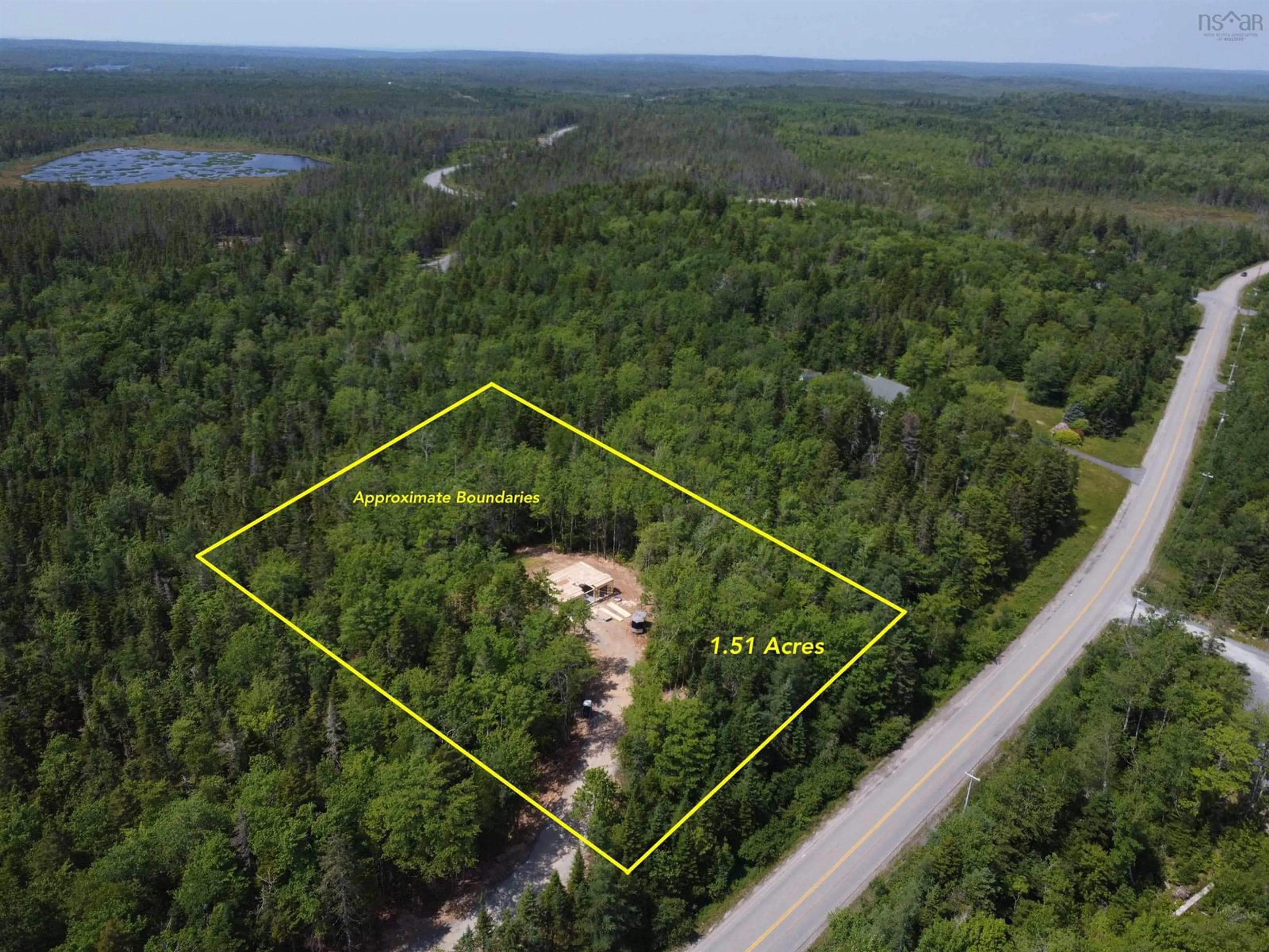 A pic from outside/outdoor area/front of a property/back of a property/a pic from drone, forest/trees view for 848 East Uniacke Rd, East Uniacke Nova Scotia B0N 1Z0