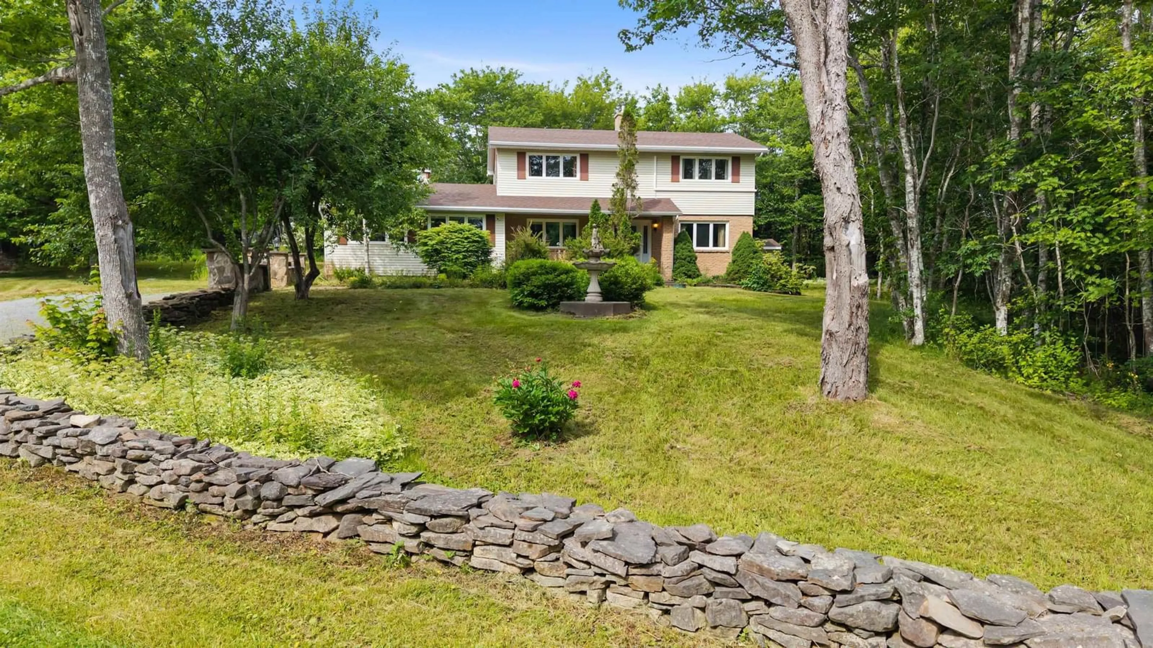 A pic from outside/outdoor area/front of a property/back of a property/a pic from drone, street for 131 Fairmont Rd, Cloverville Nova Scotia B2G 2K9